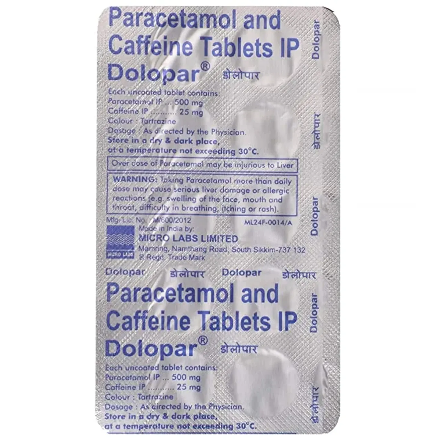Dolopar Tablet product image