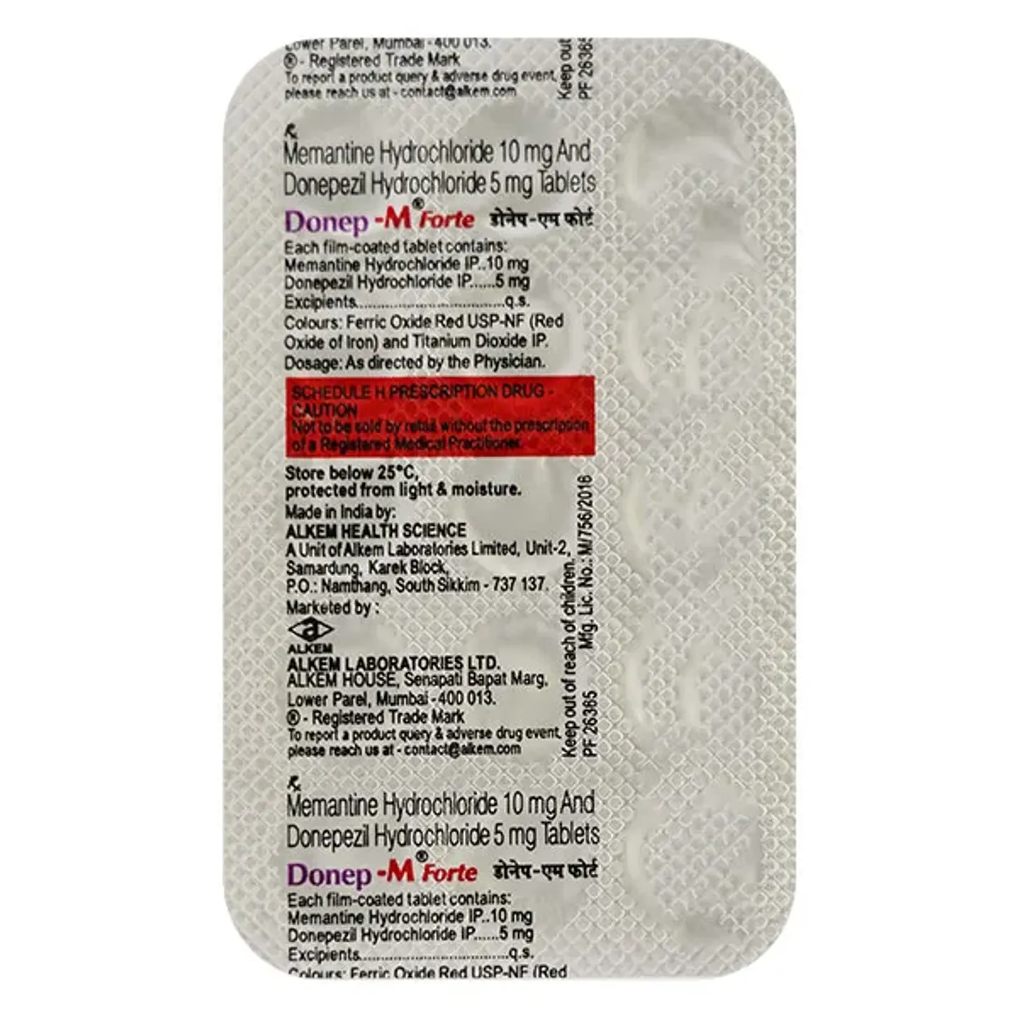 Donep M Forte Tablet product image