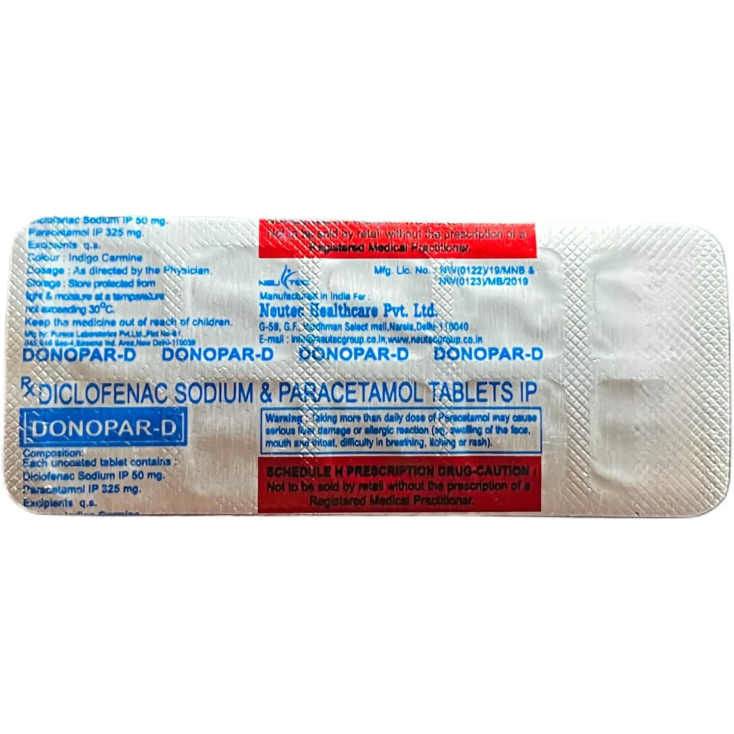 Donopar D Tablet product image