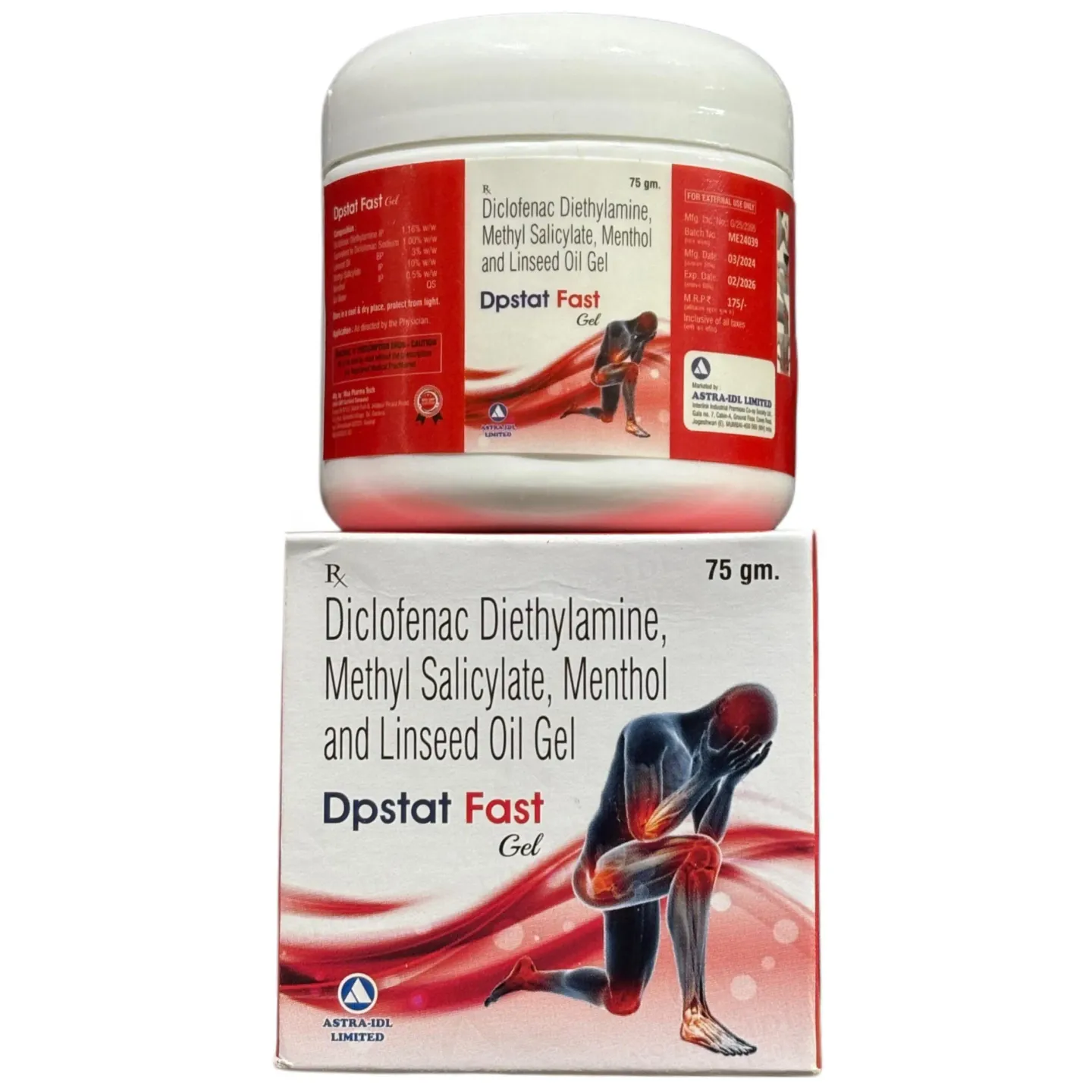 Dpstat Fast Gel 75gm product image