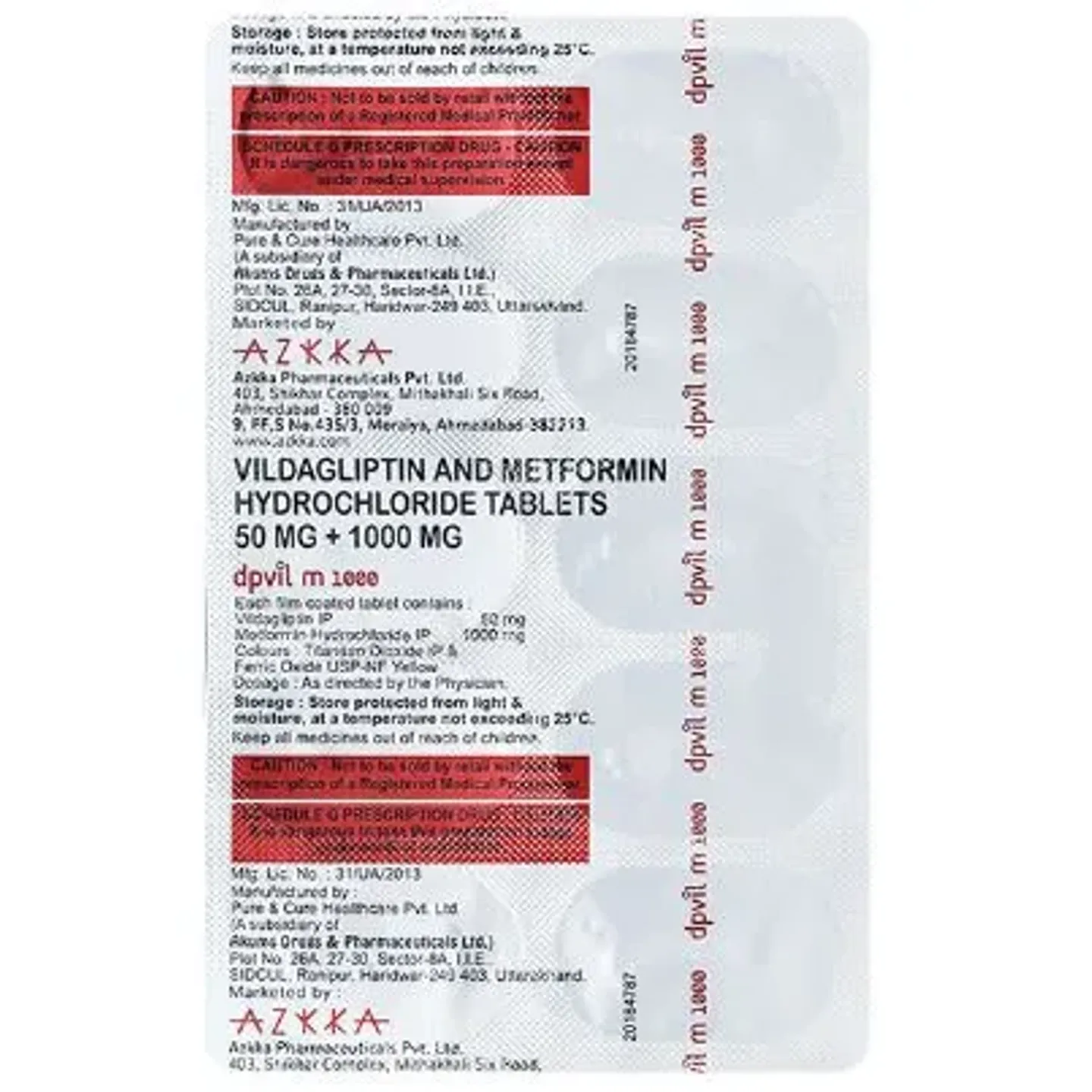 Dpvil M 1000 Tablet product image