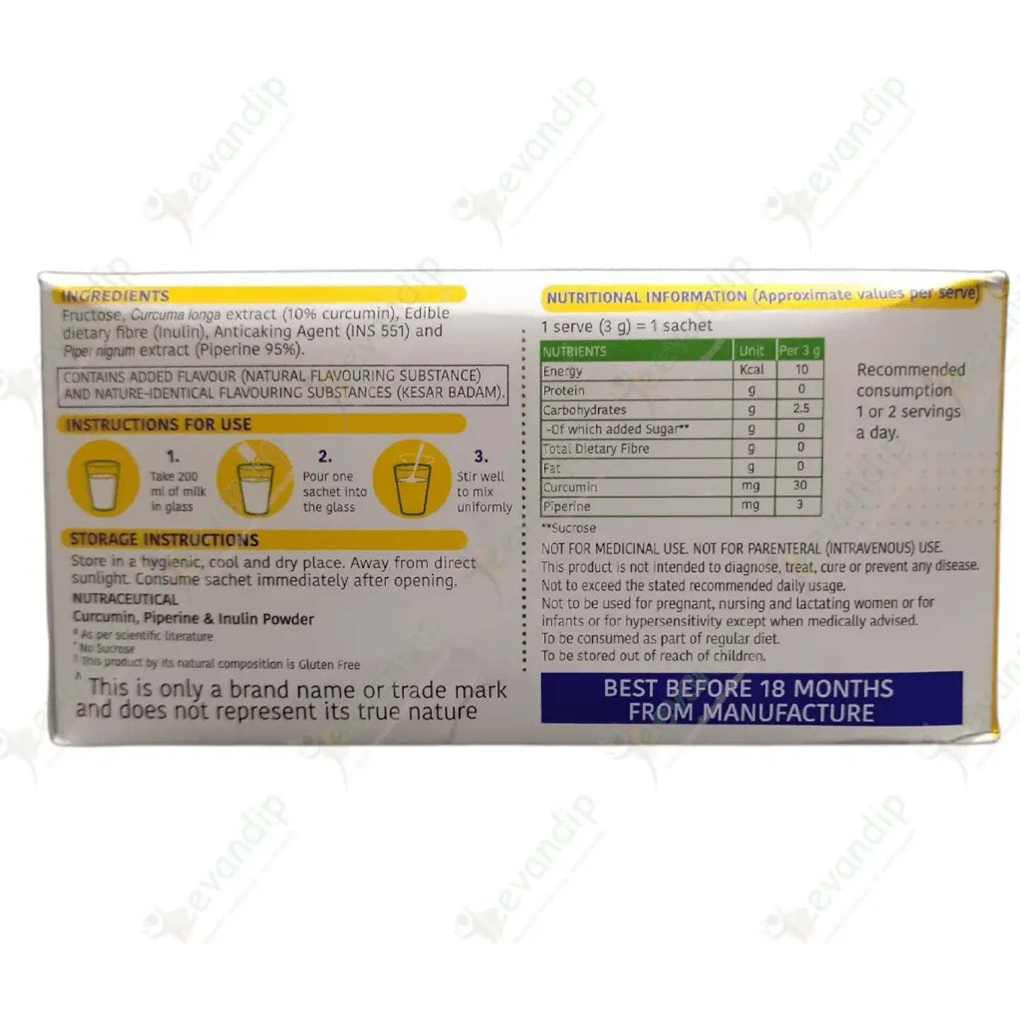 Dr. Reddy's Nutrition Curhealth Sachet Kesar Ba... product image