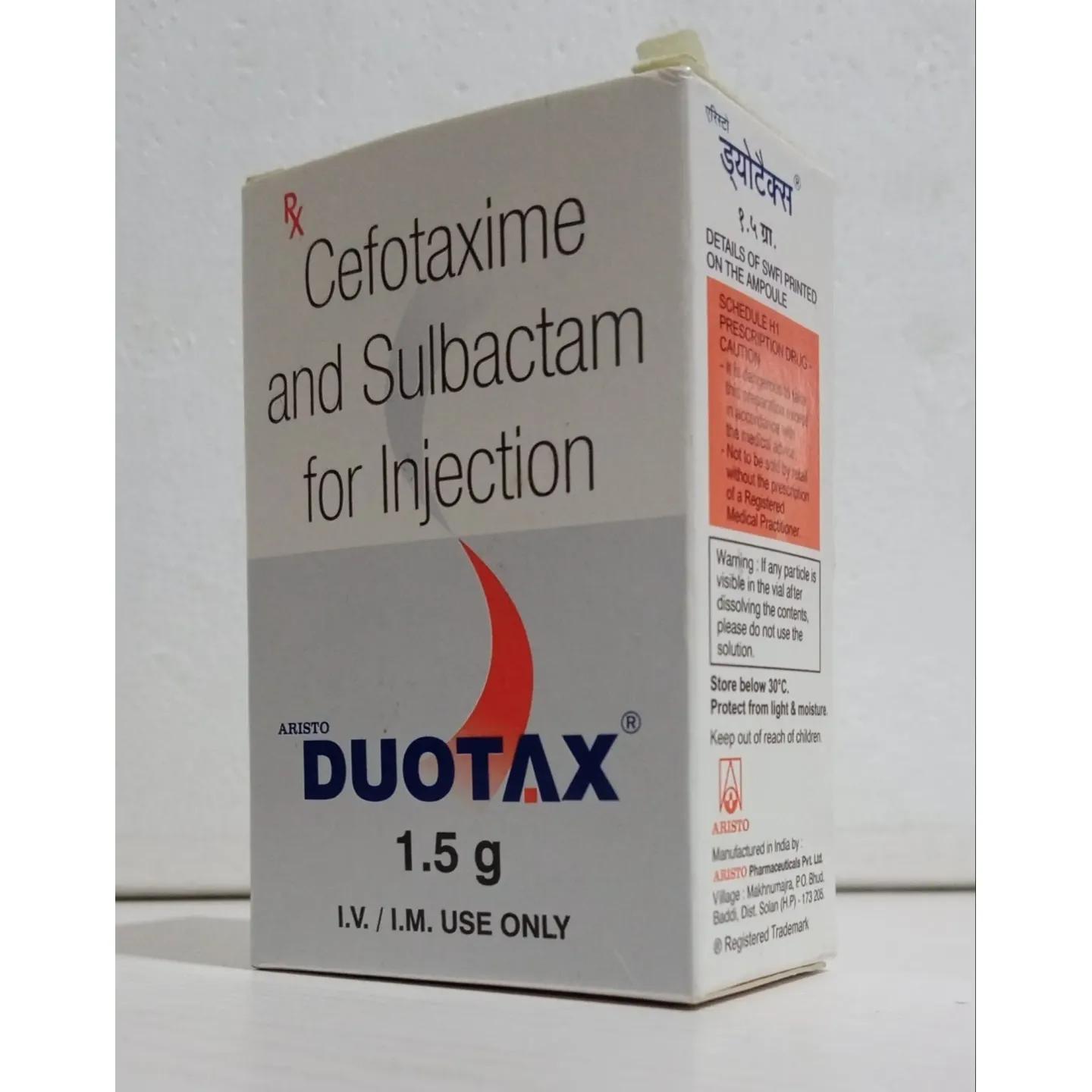 Duotax 1.5gm Injection product image