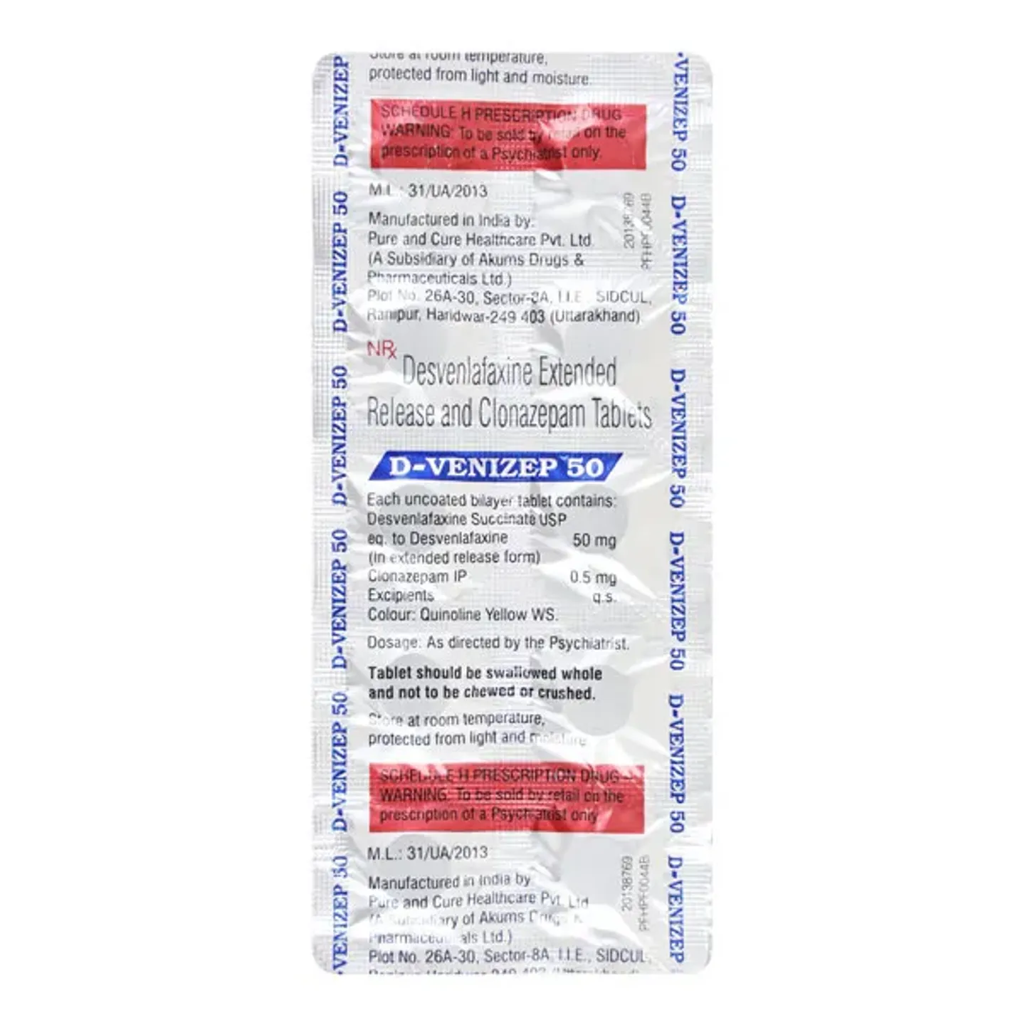 Dvenizep 50 Tablet product image