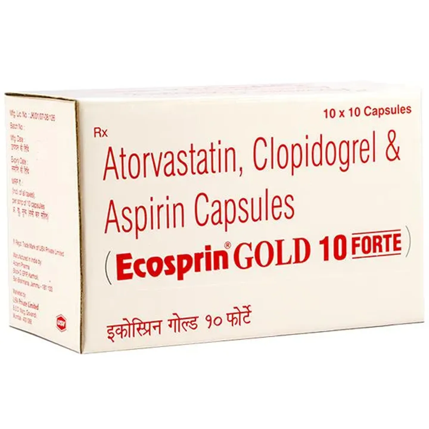 Ecosprin Gold 10 Forte Capsule product image