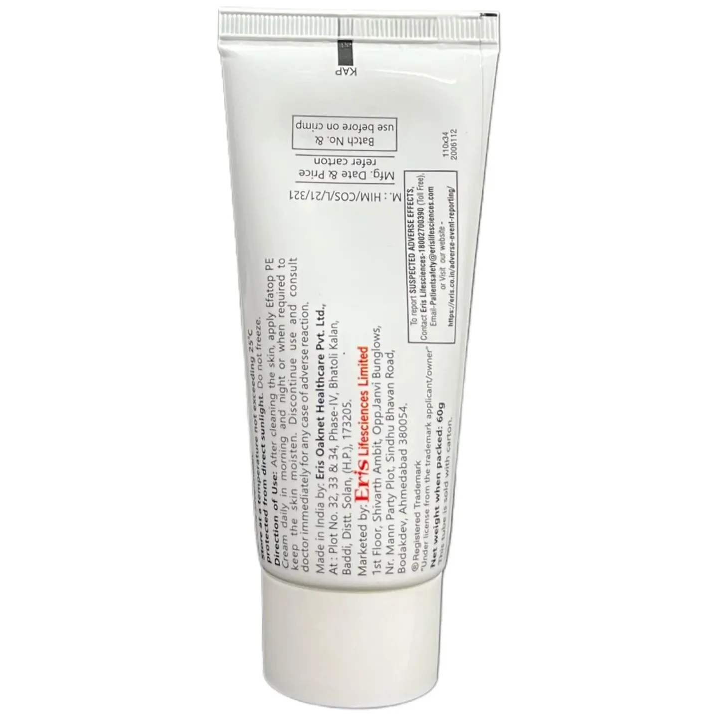 Efatop Pe Cream 60gm product image