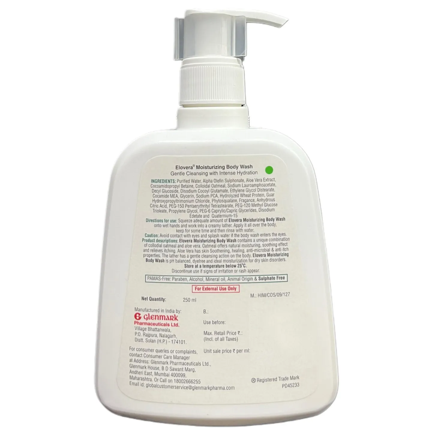 Elovera Body Wash 250ml product image