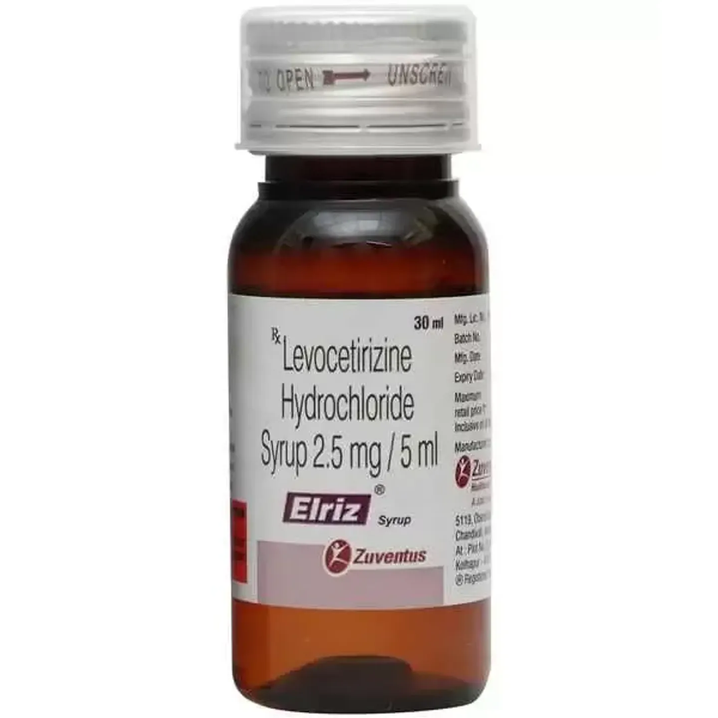 Elriz Syrup 30 Ml product image