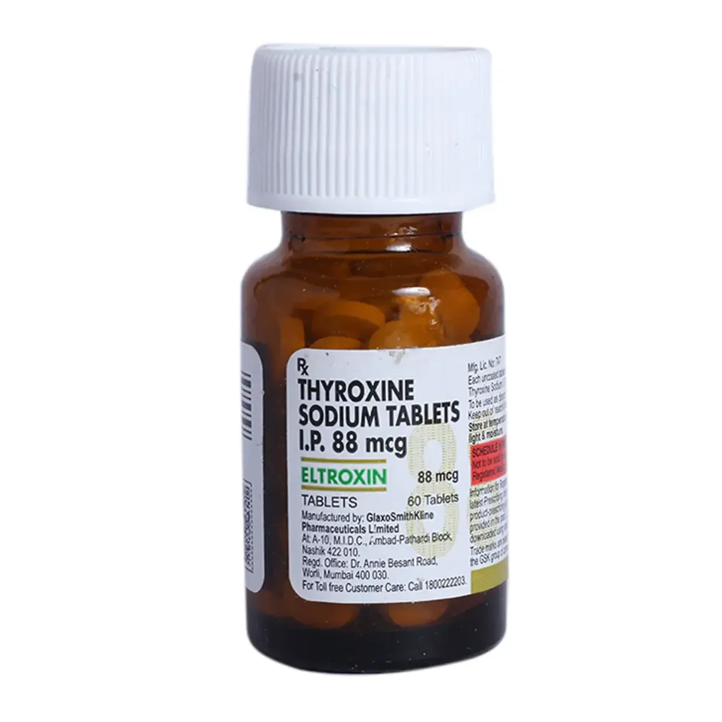 Eltroxin 88mcg Tablet product image