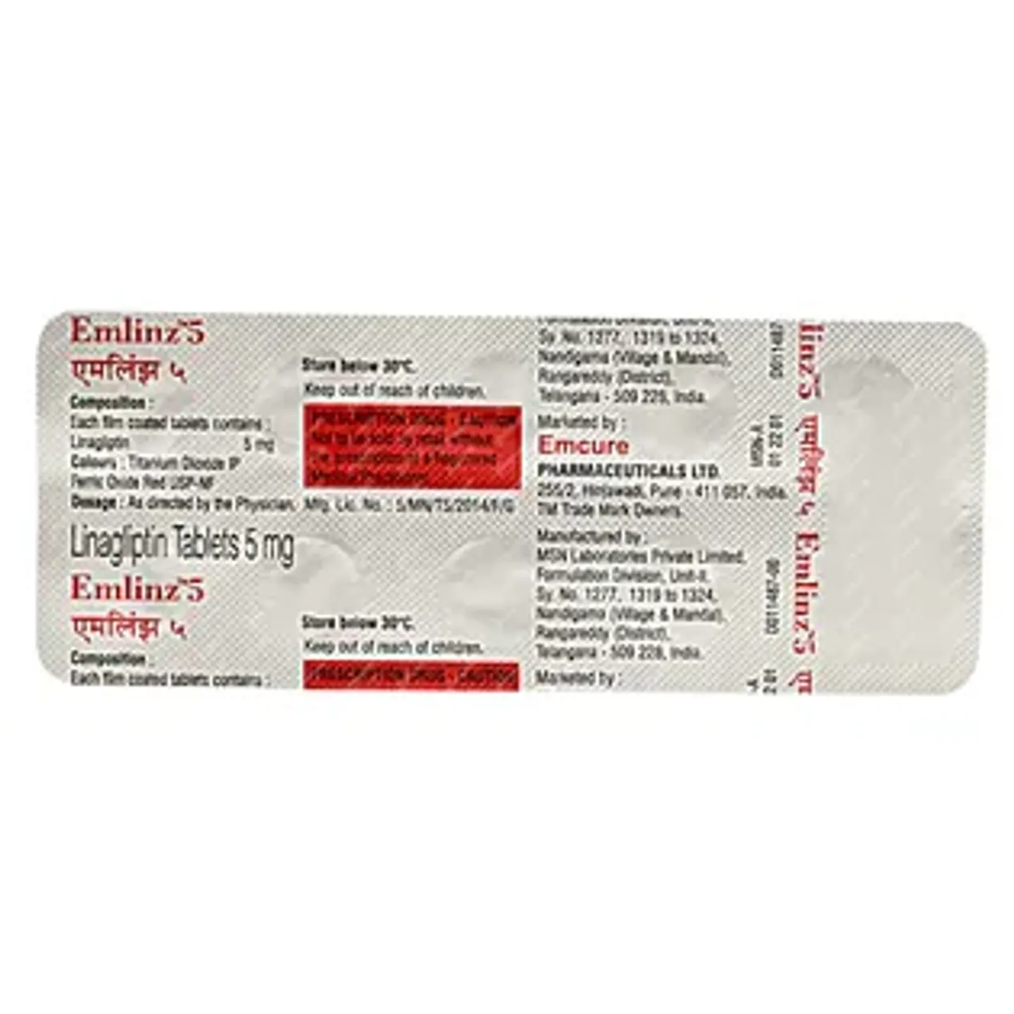 Emlinz 5 Tablet product image