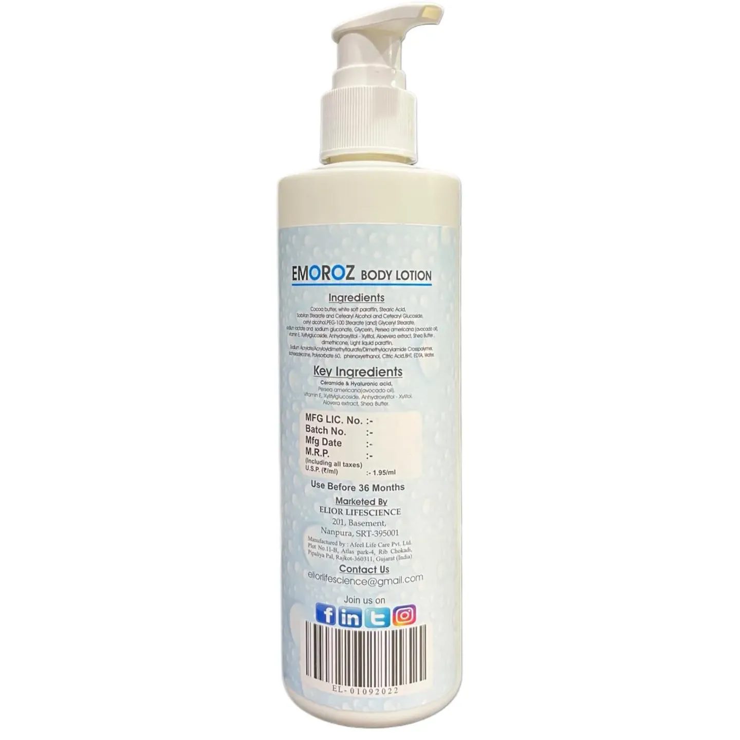 Emoroz Lotion 200ml product image