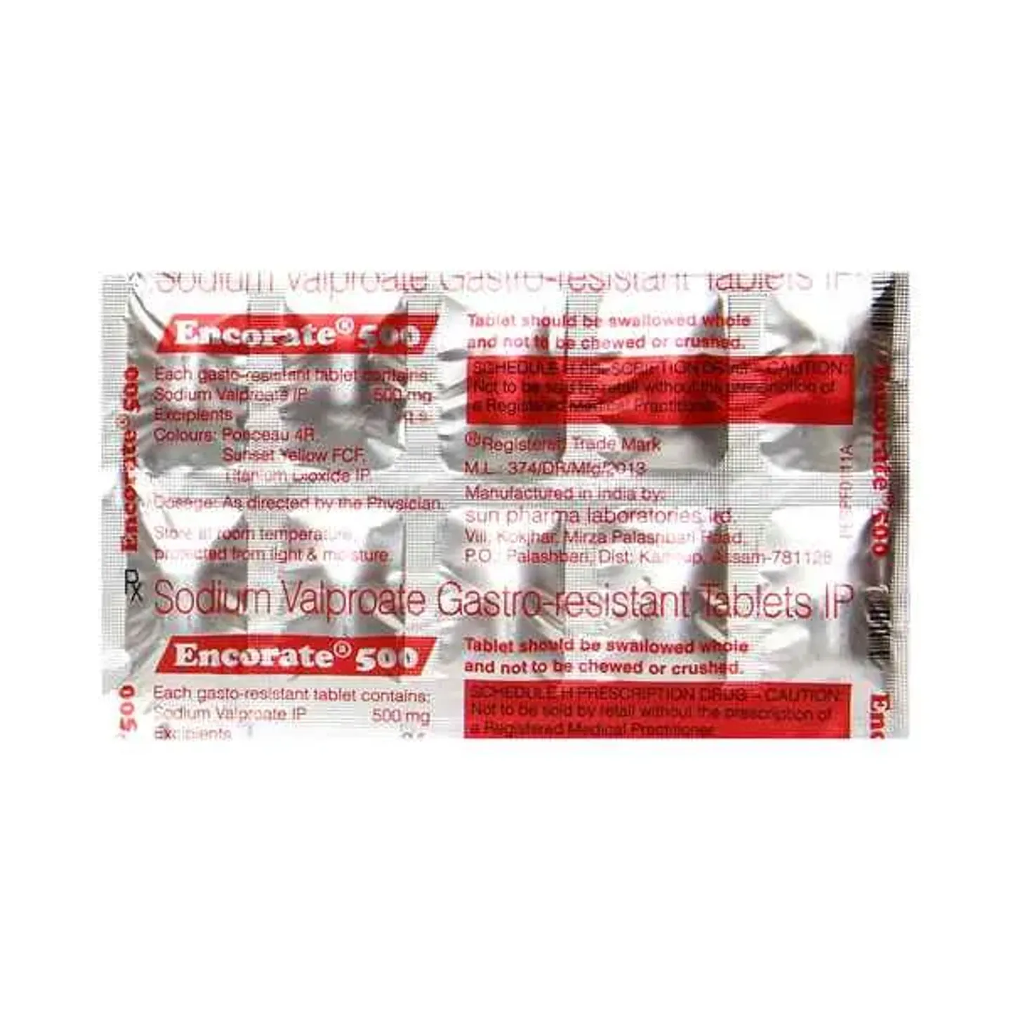 Encorate 500 Tablet product image