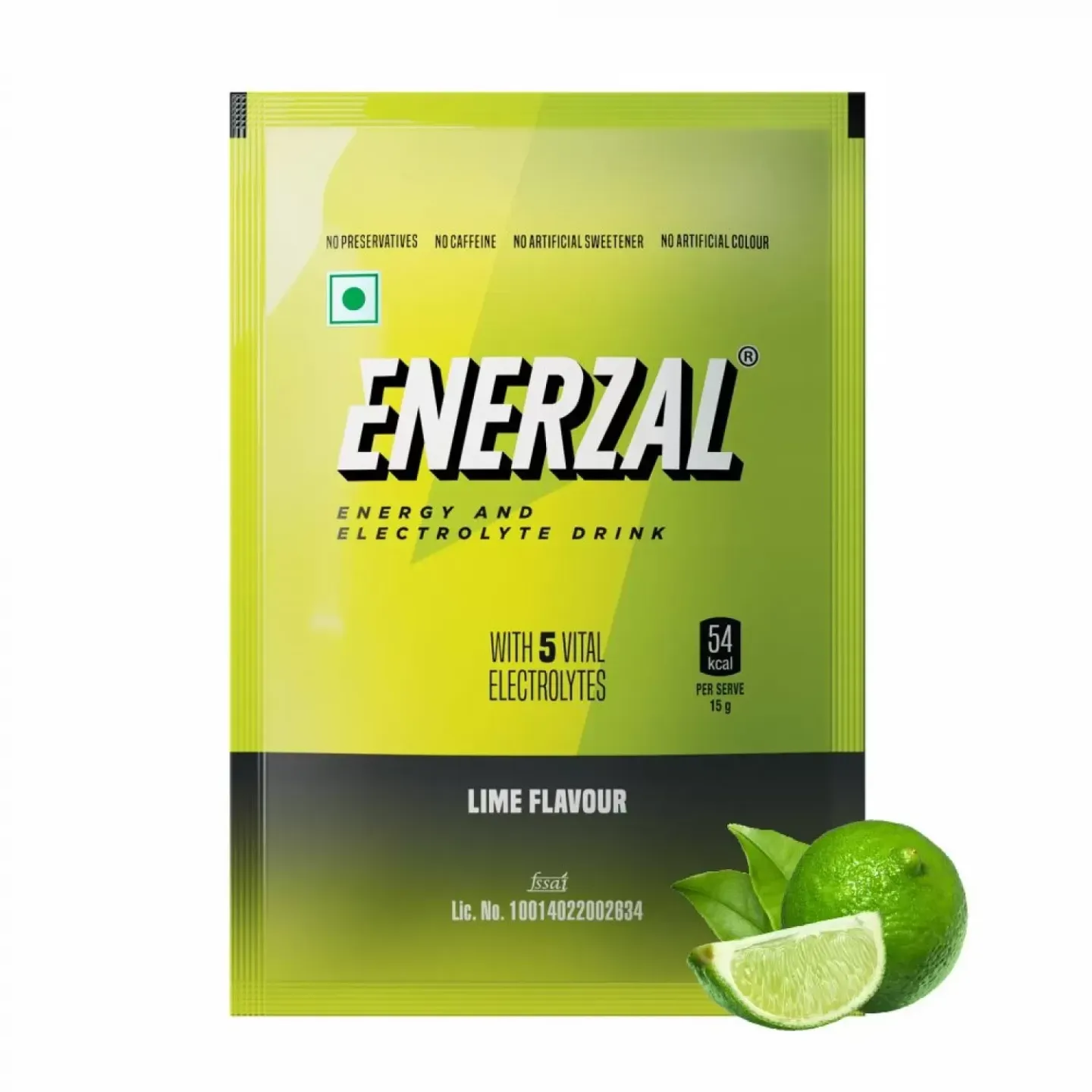 Enerzal Lime Flavour Energy Drink Powder product image