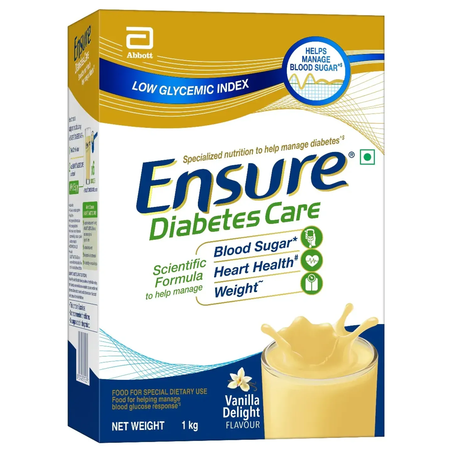 Ensure Diabetes Care Vanilla Delight Flavour Powder 1kg product image