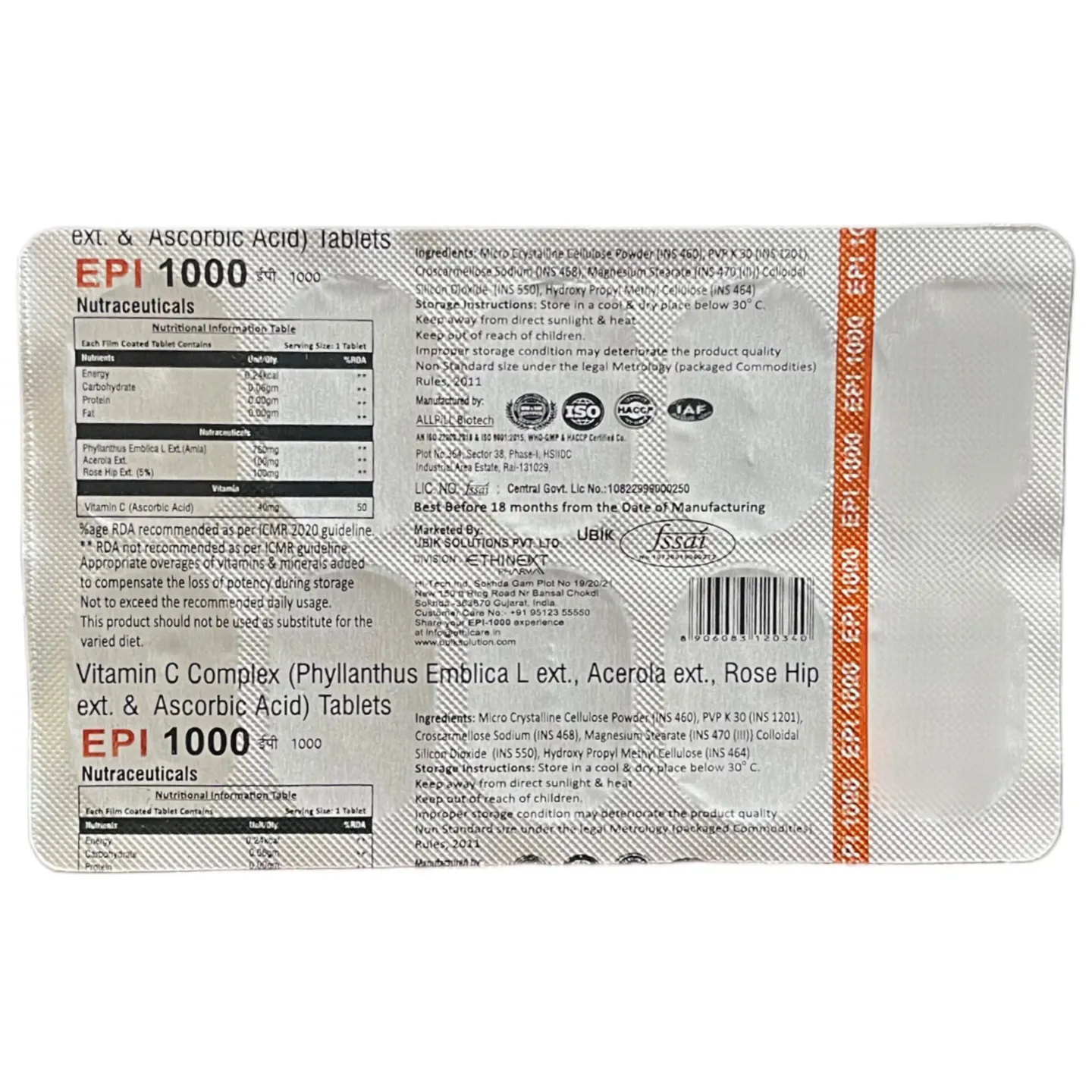 Epi 1000 Tablet product image