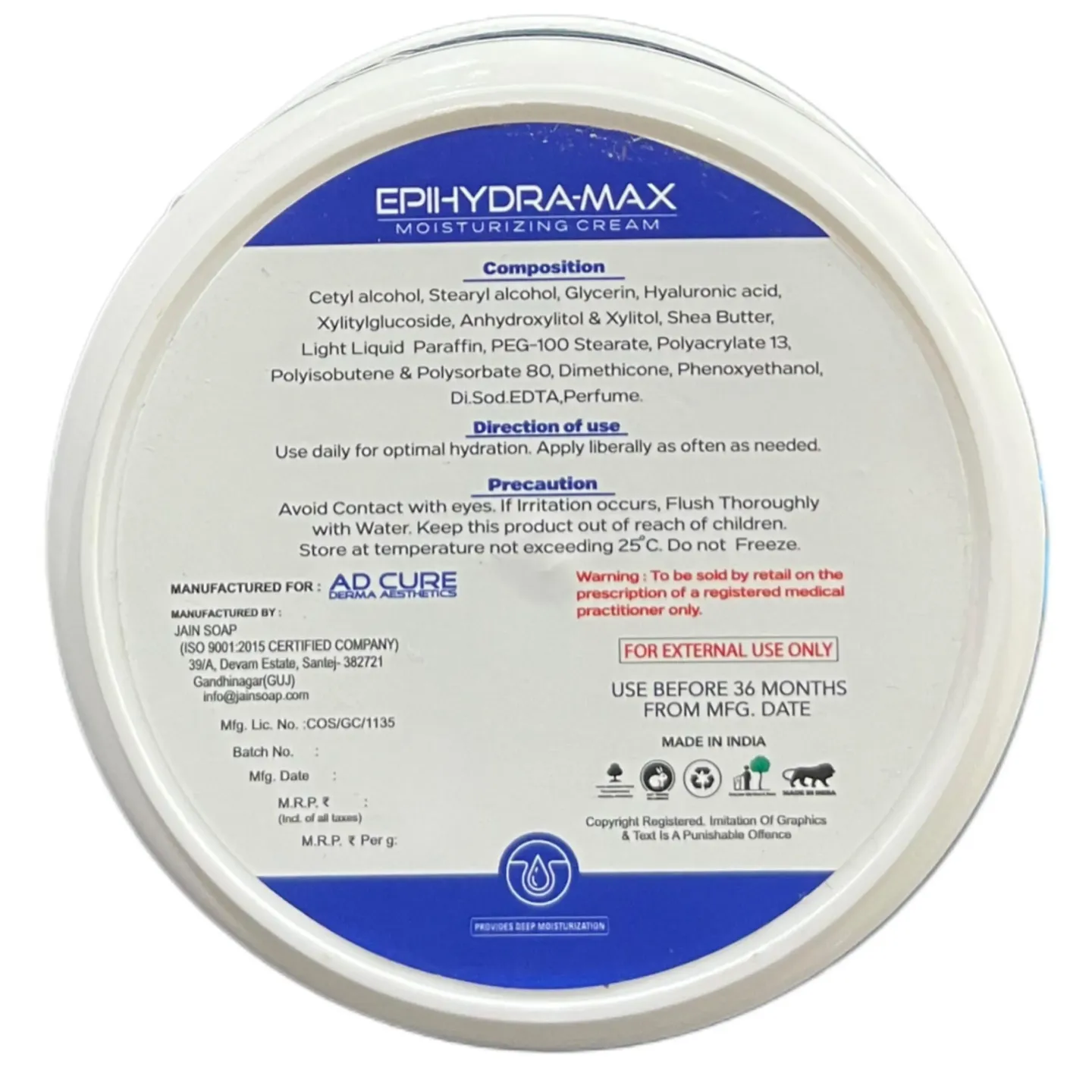 Epihydra Max Cream product image