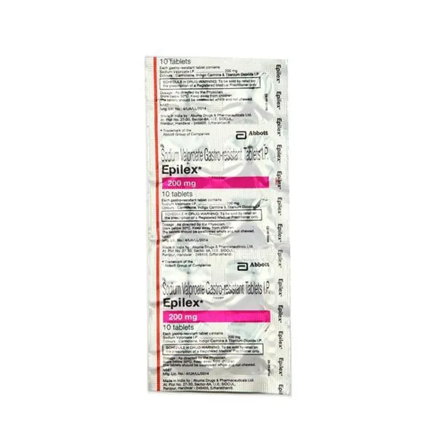 Epilex 200 Tablet product image