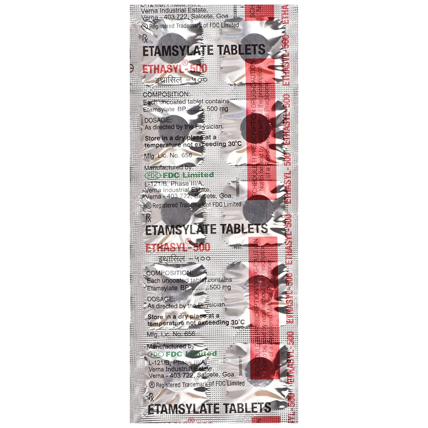 Ethasyl 500 Tablet product image