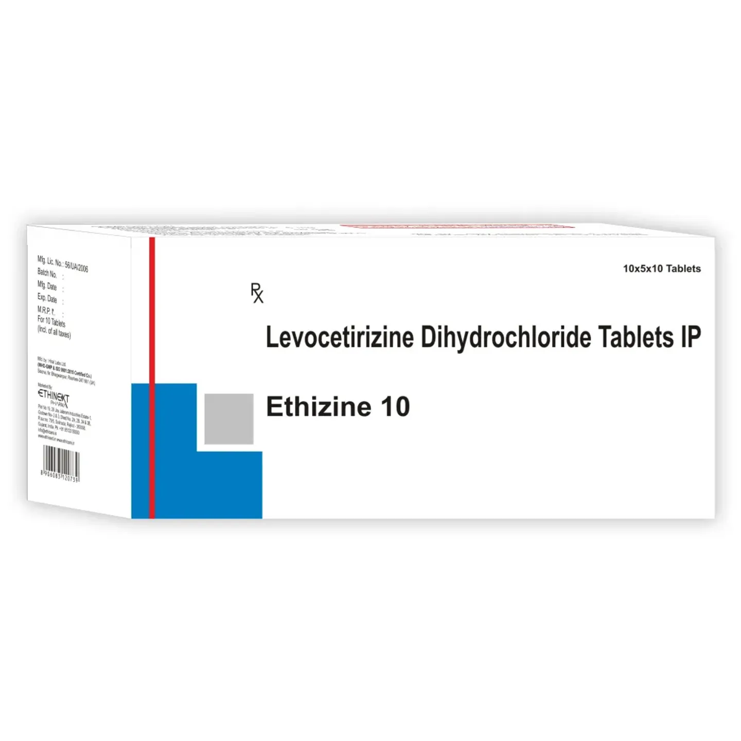 Ethizine 10mg Tablet product image