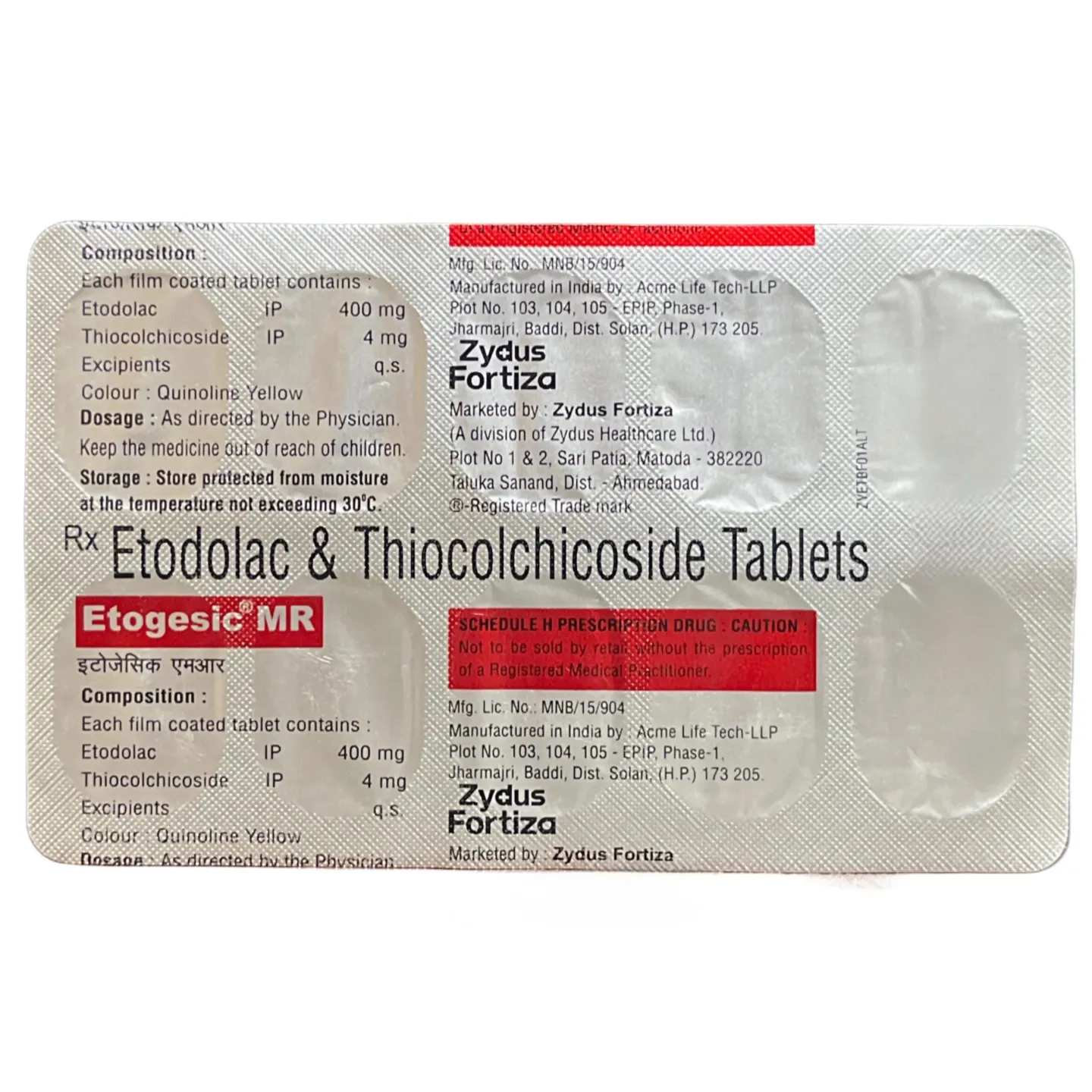 Etogesic Mr Tablet product image