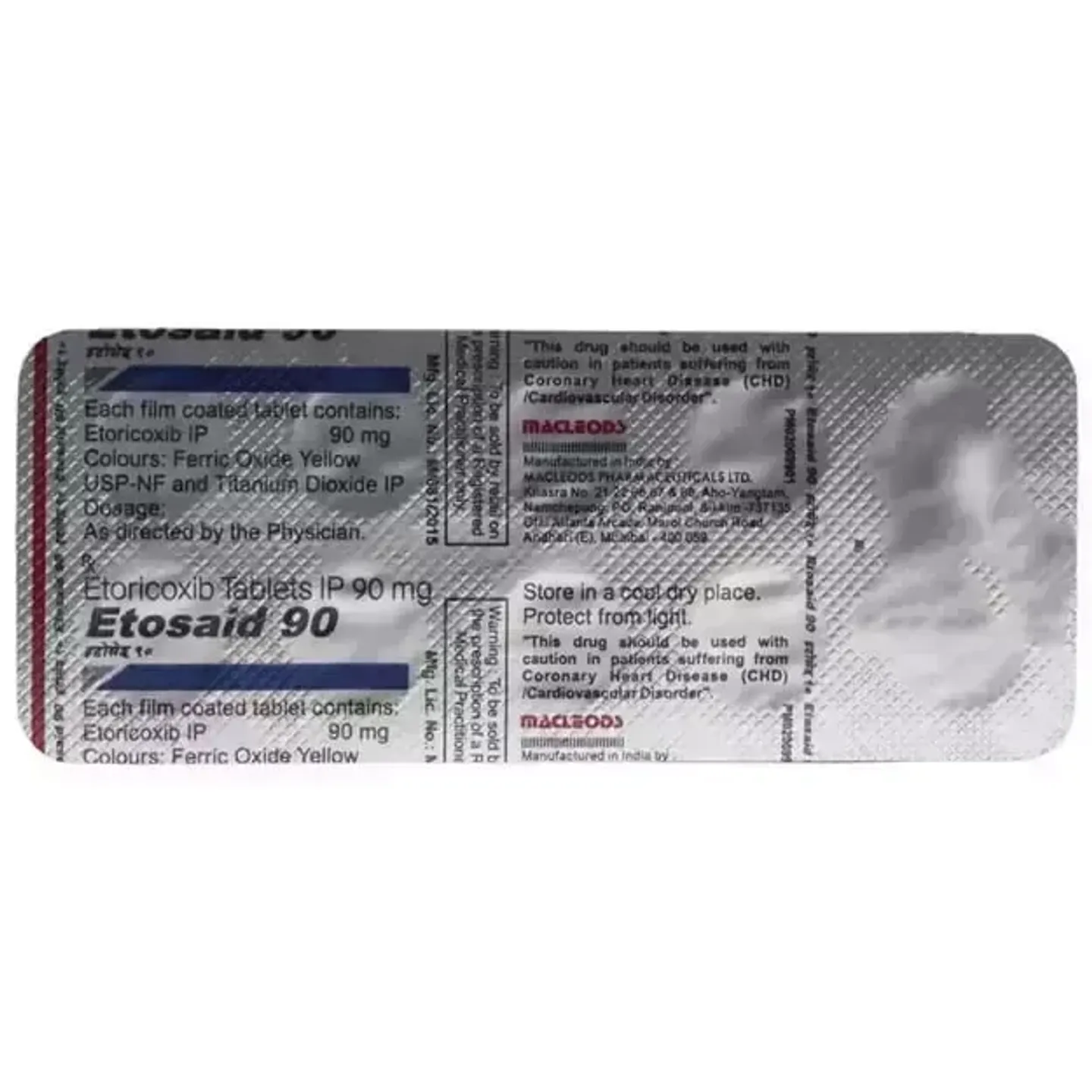 Etosaid 90 Tablet product image