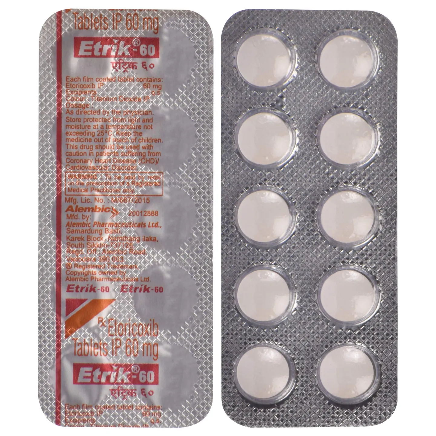 Etrik 60mg Tablet product image