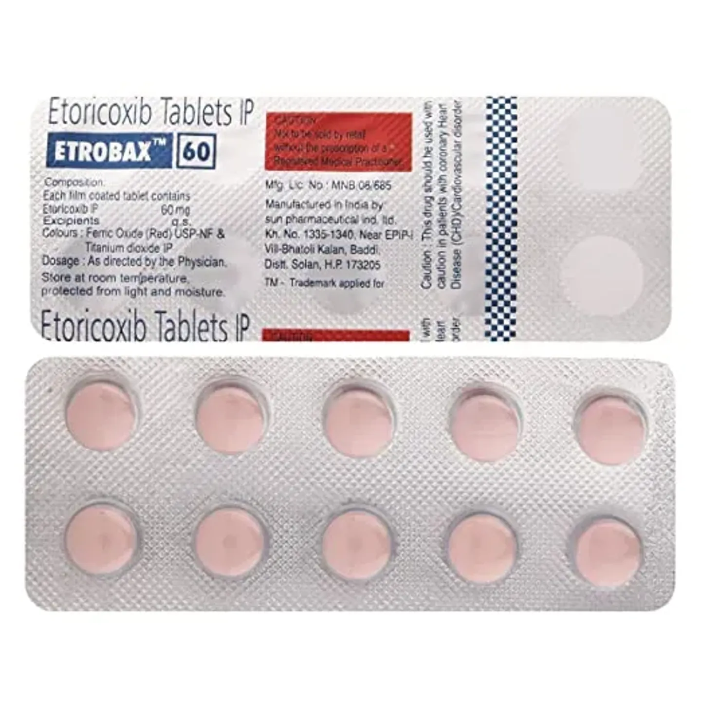 Etrobax 60 Tablet product image