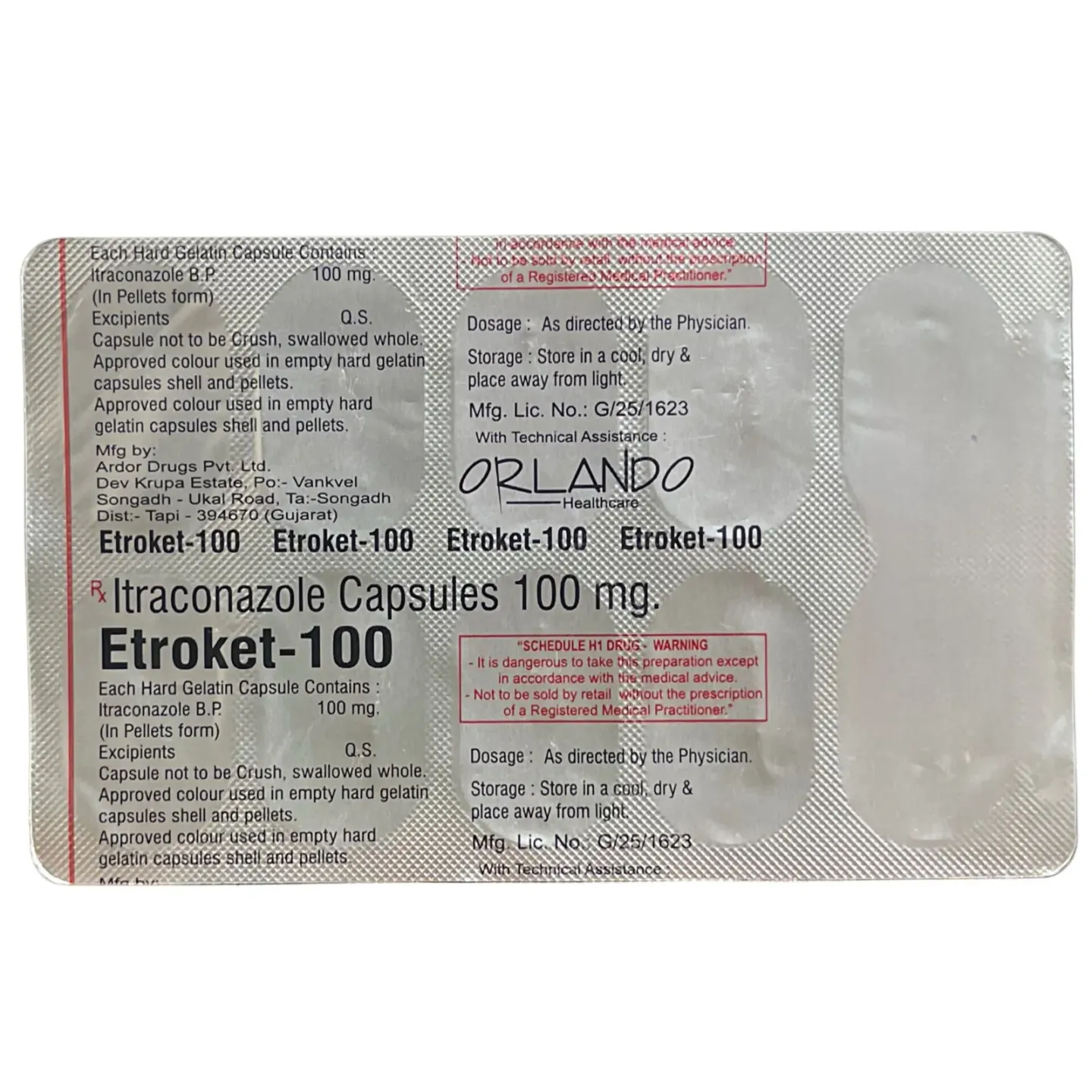 Etroket 100 Tablet product image