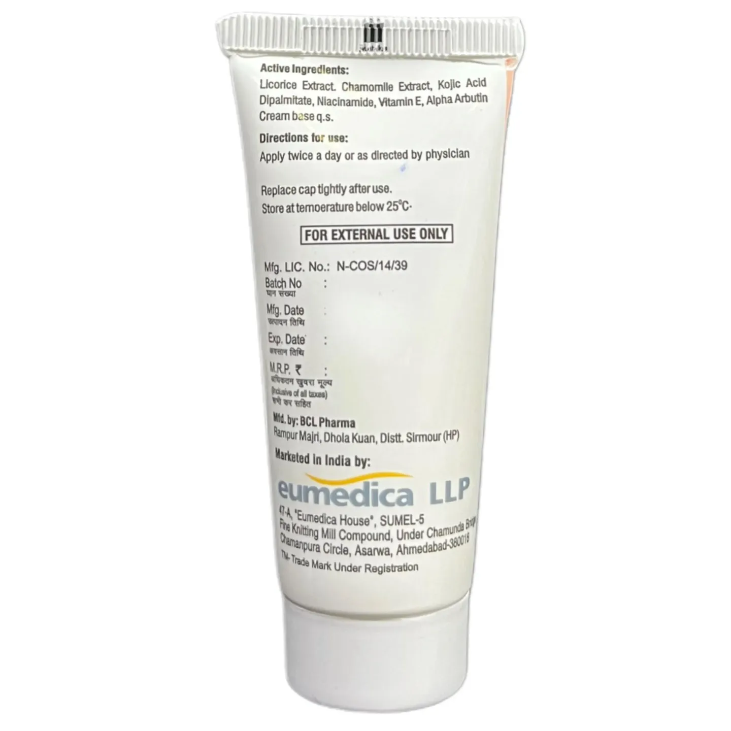 Eumeglo Ultra Cream 30gm product image