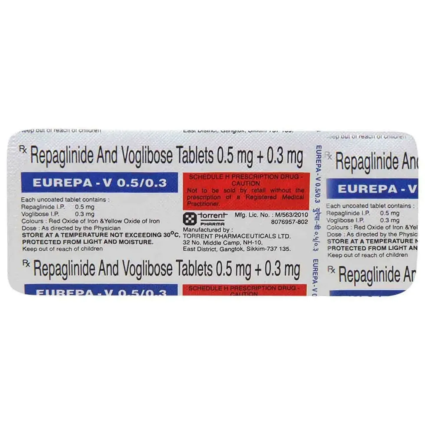 Eurepa V 0.5/0.3 Tablet product image