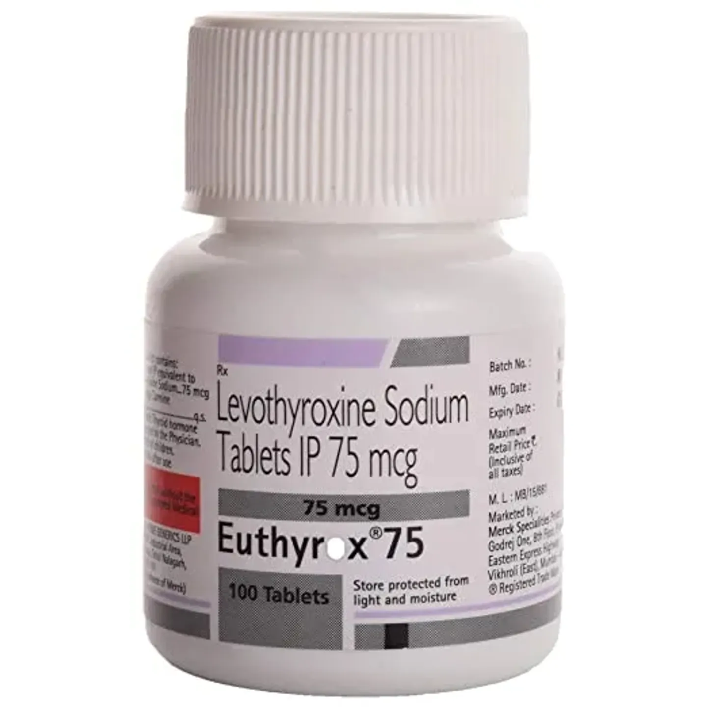 Euthyrox 75 Tablet product image