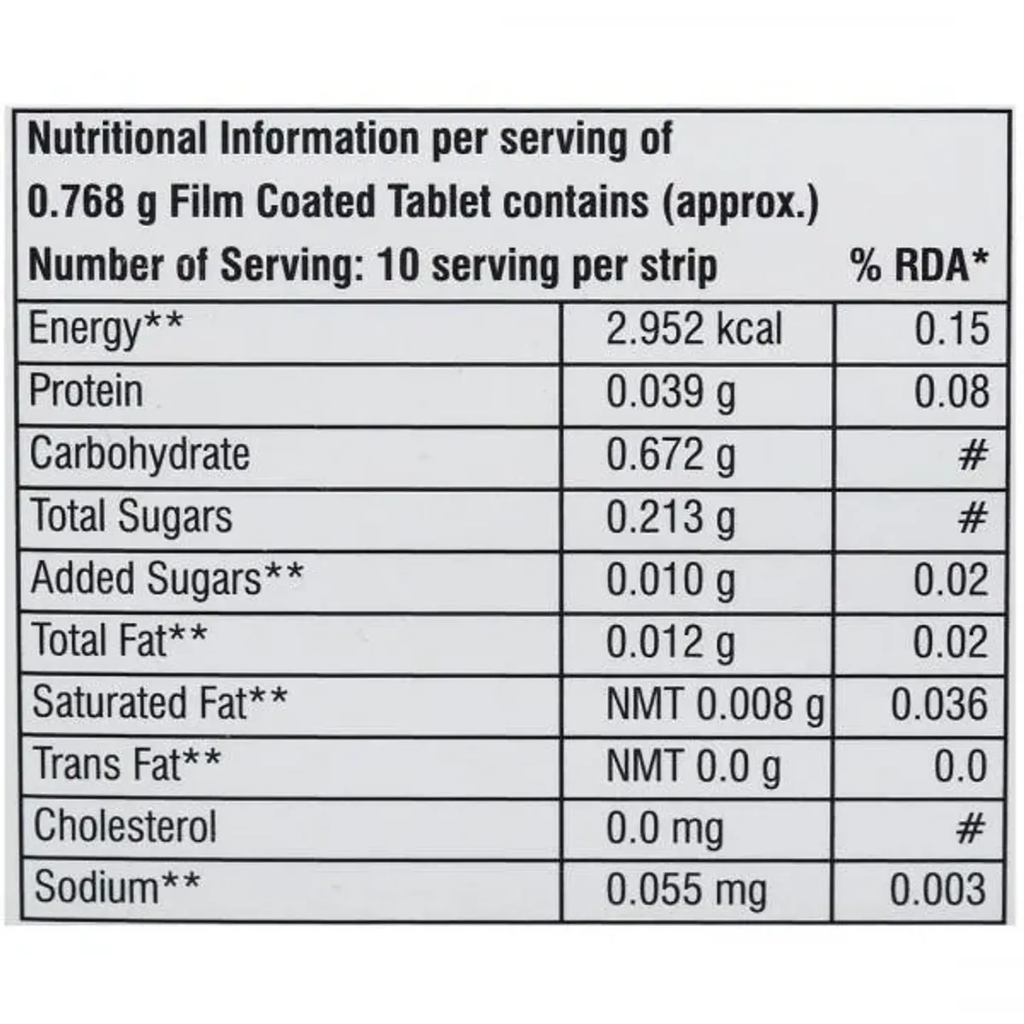 Evacure 4 Tablet product image