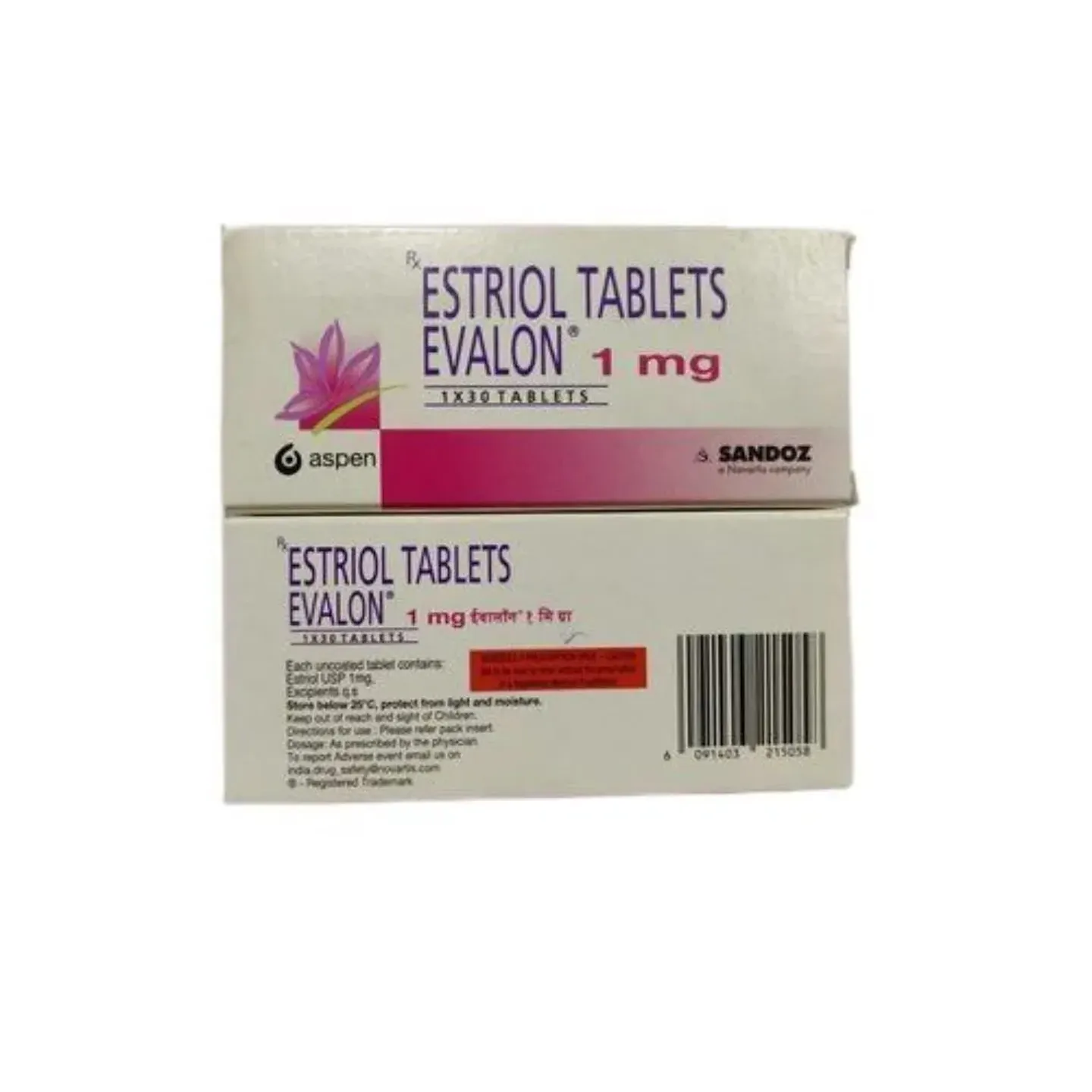 Evalon 1mg Tablet product image