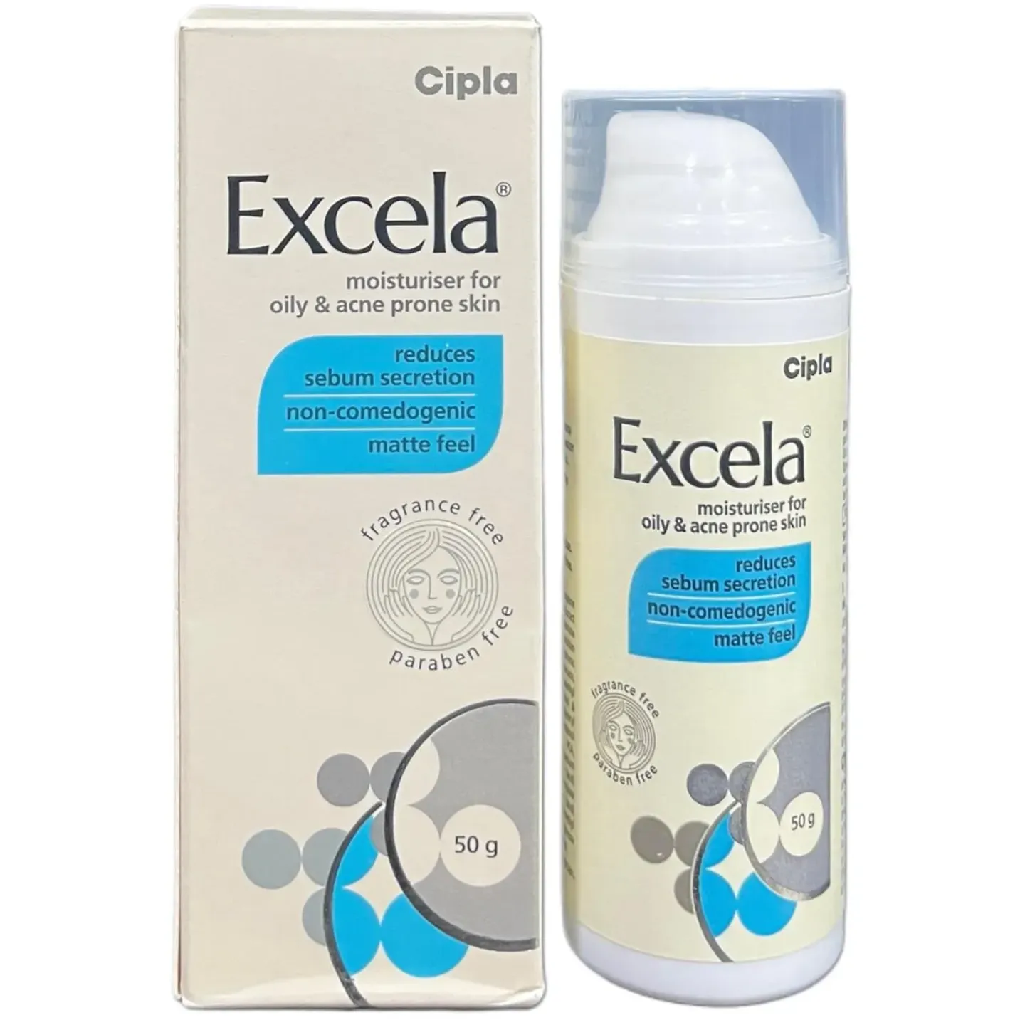 Excela Moisturiser For Oily & Acne Prone Skin product image