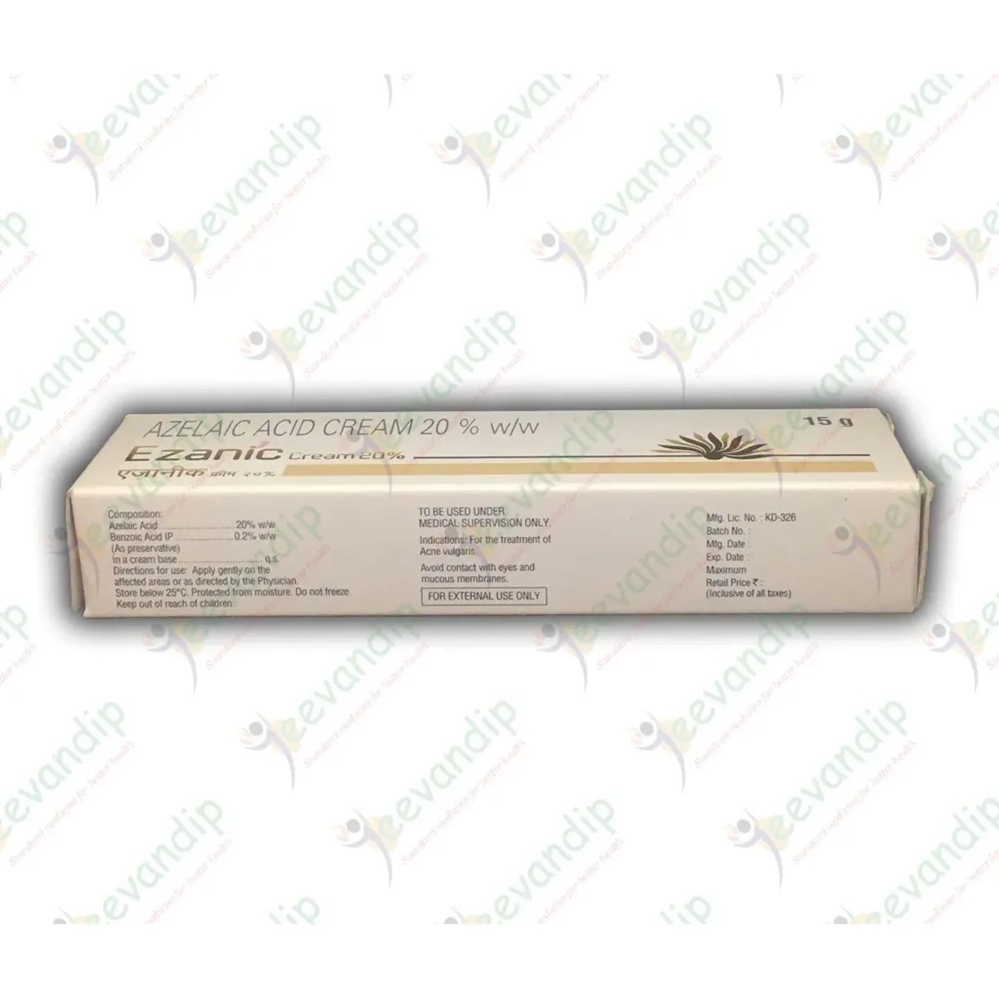 Ezanic 20% Cream 15gm product image