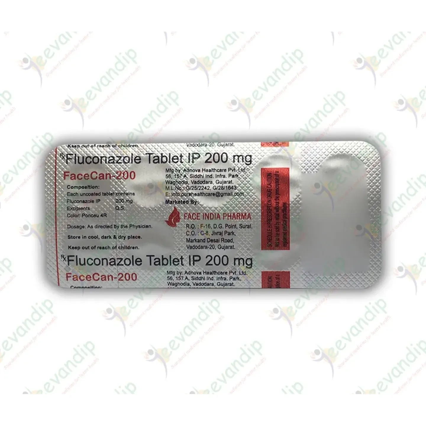 Facecan 200 Tablet product image