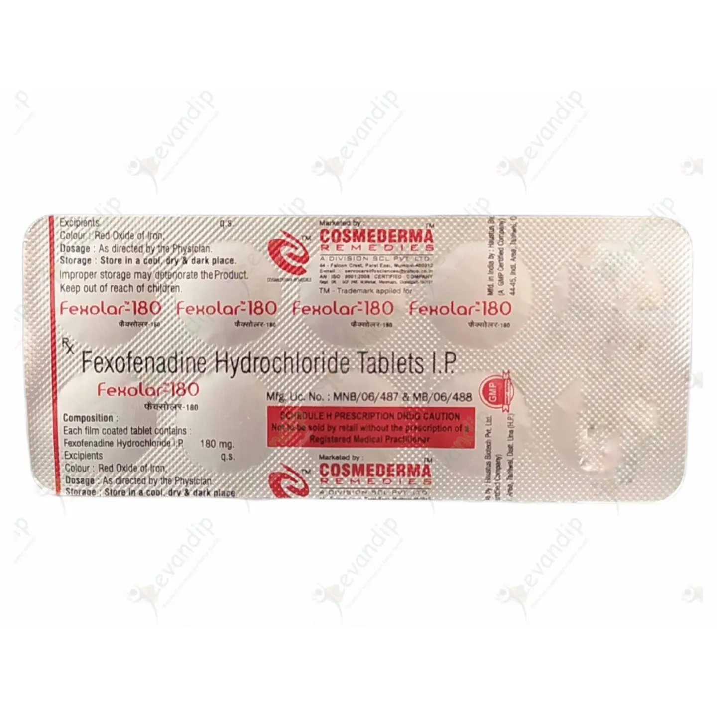 Faxolar 180 Tablet product image