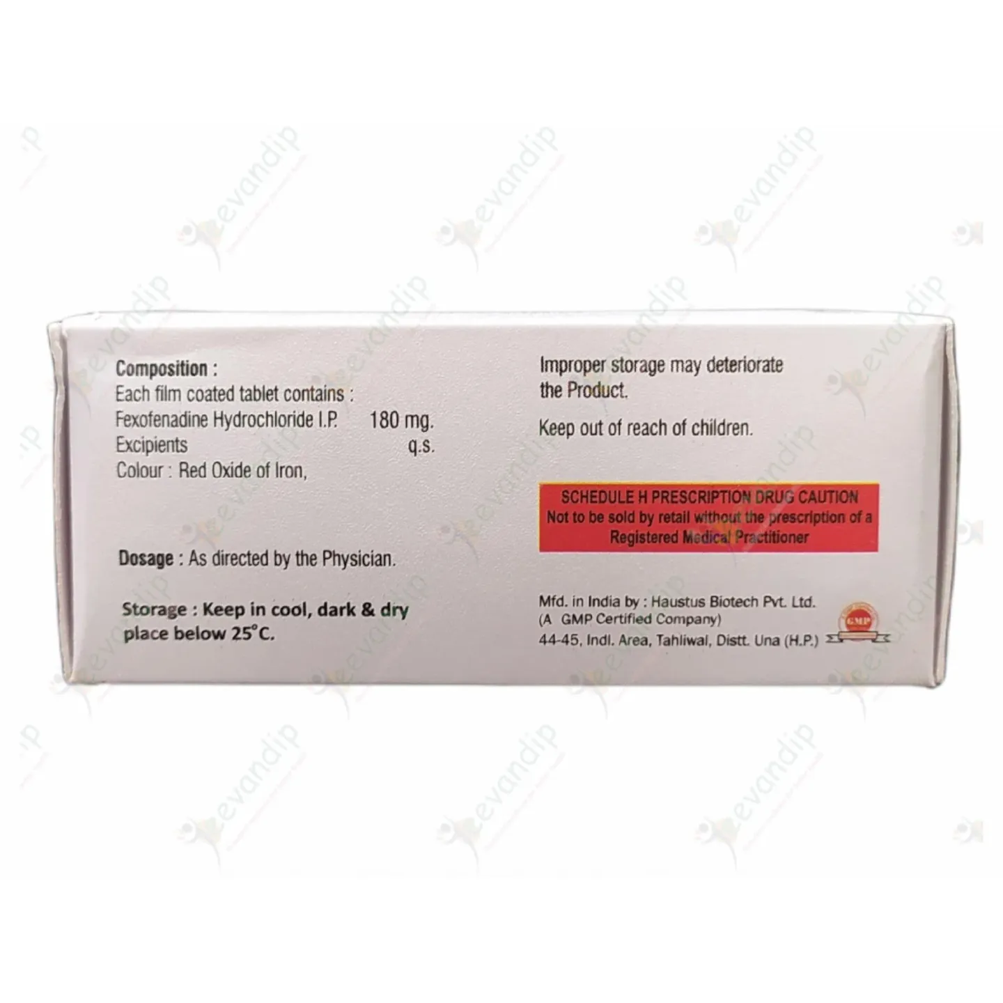 Faxolar 180 Tablet product image
