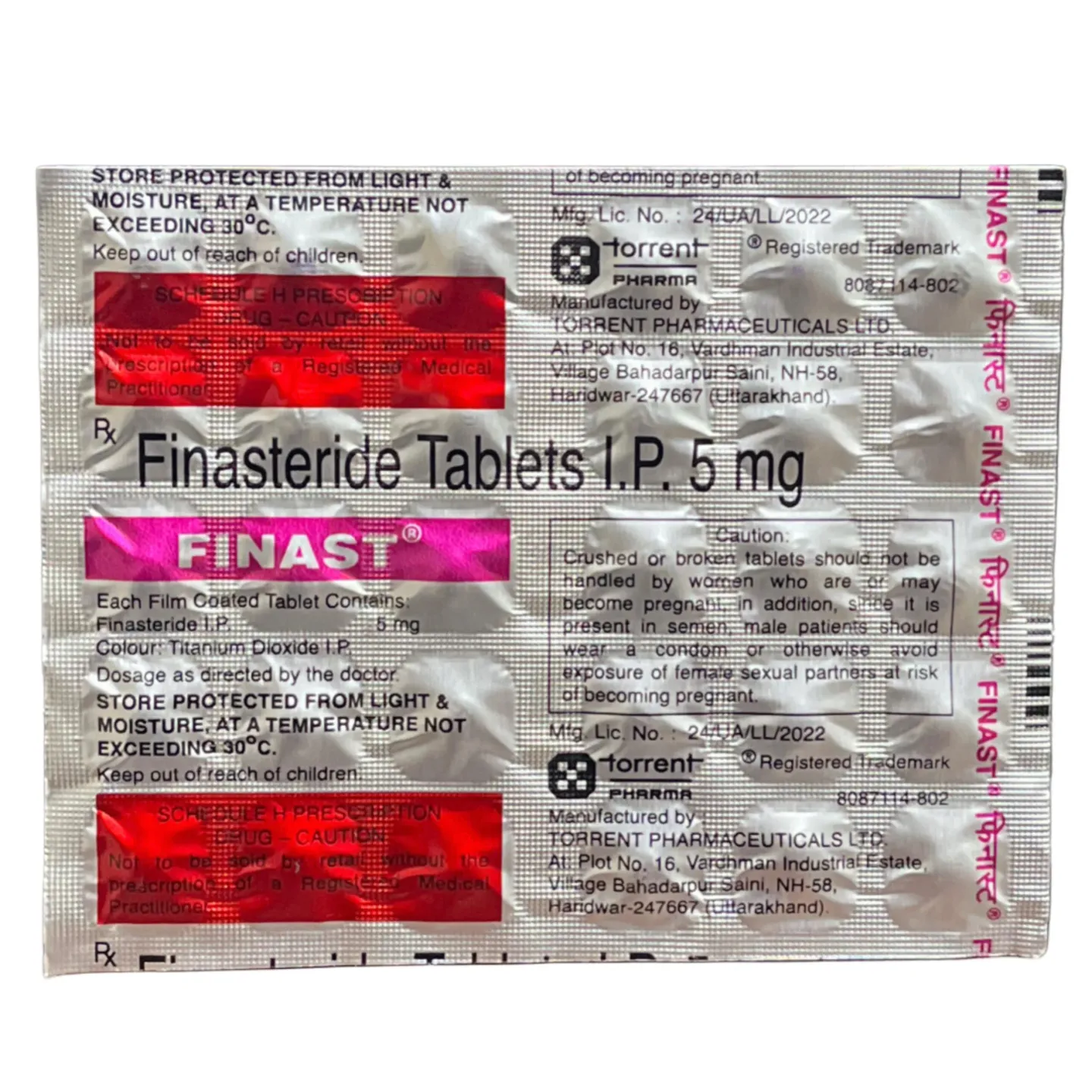 Finast 5mg Tablet product image