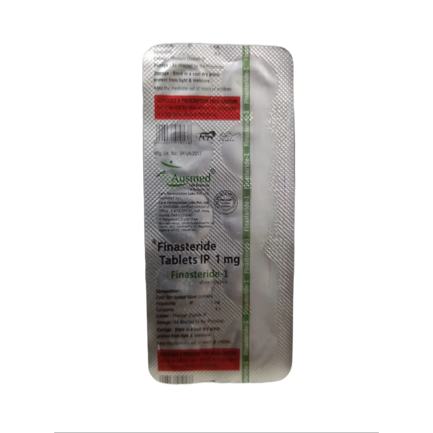 Finasteride 1mg Tablet product image