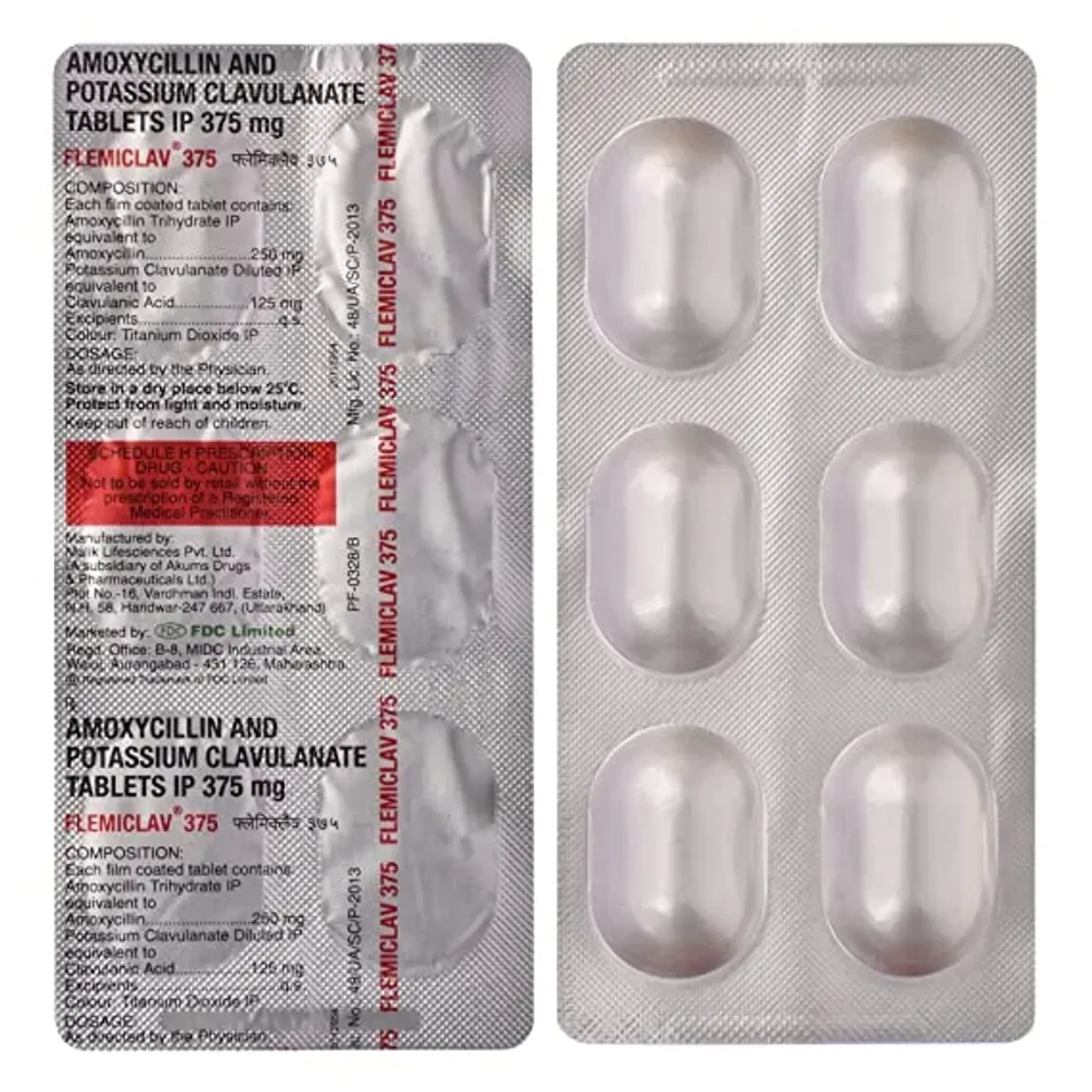 Flemiclav 375 Tablet product image
