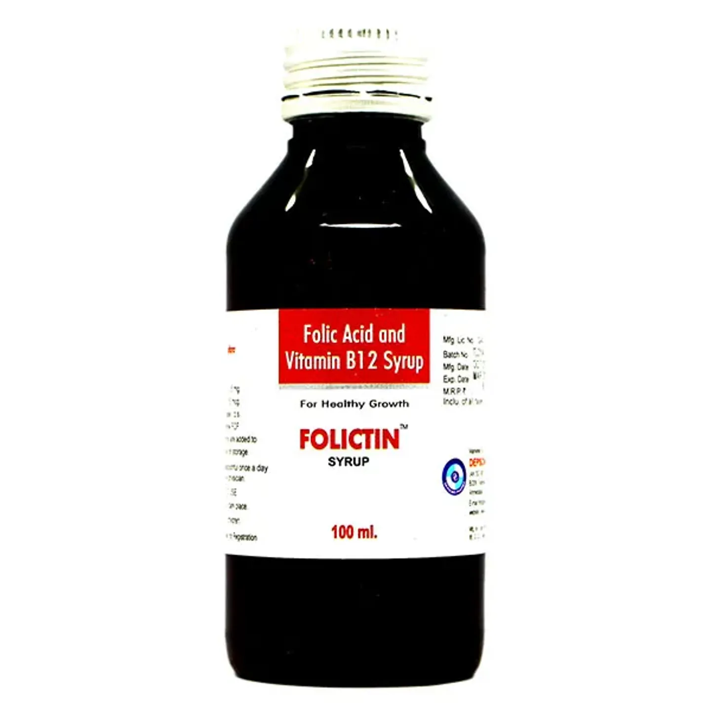 Folictin Syrup 100ml product image
