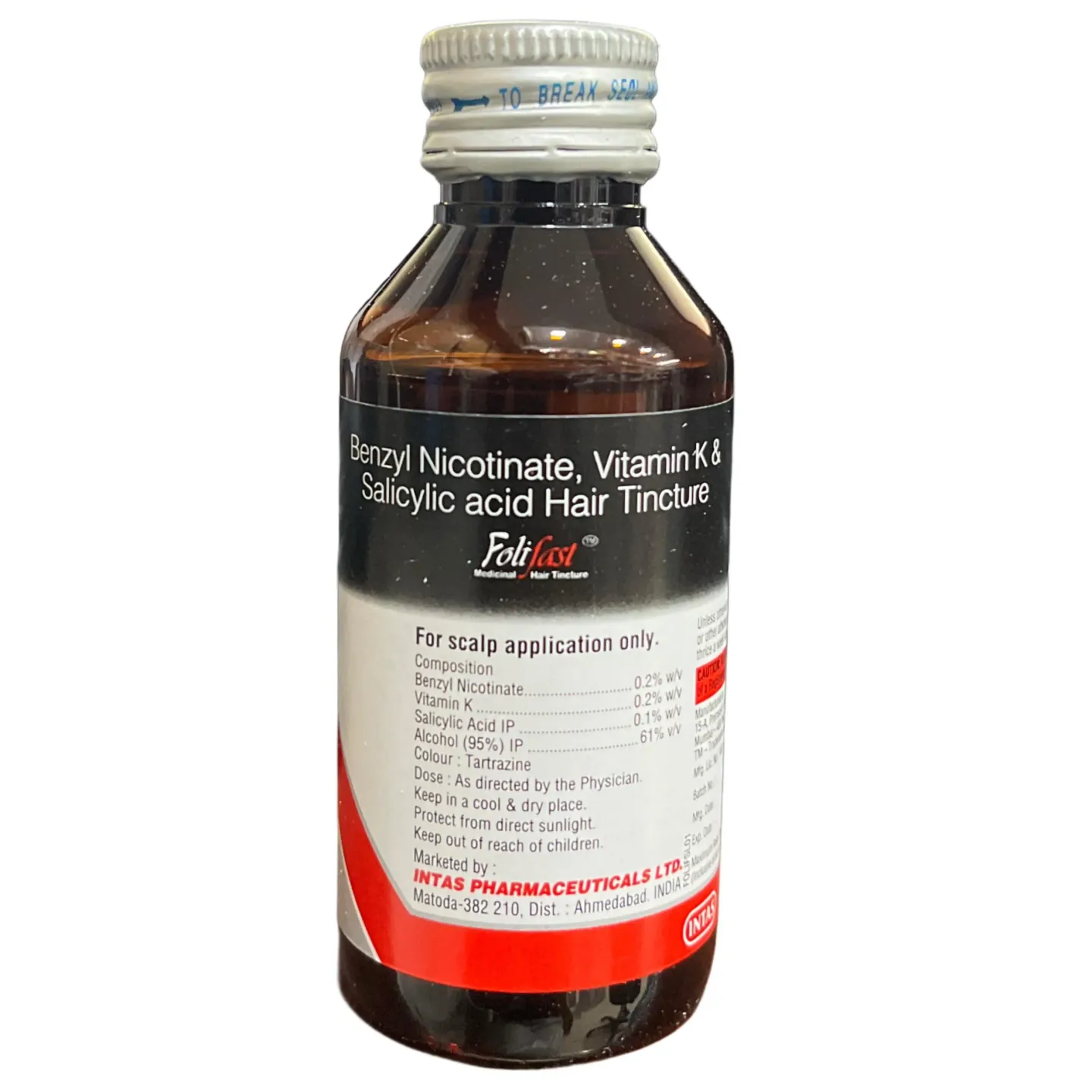 Folifast Hair Tincture 100ml product image
