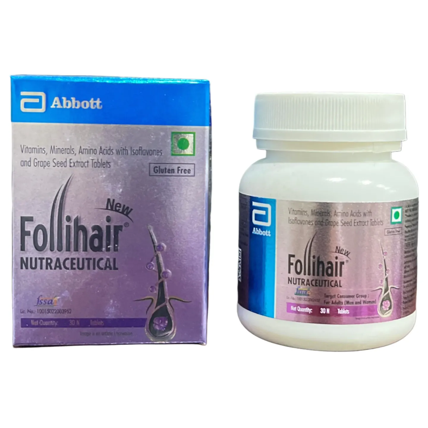 Follihair New 30 Tablet product image
