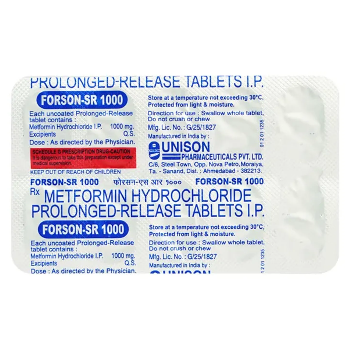 Forson Sr 1000 Tablet product image