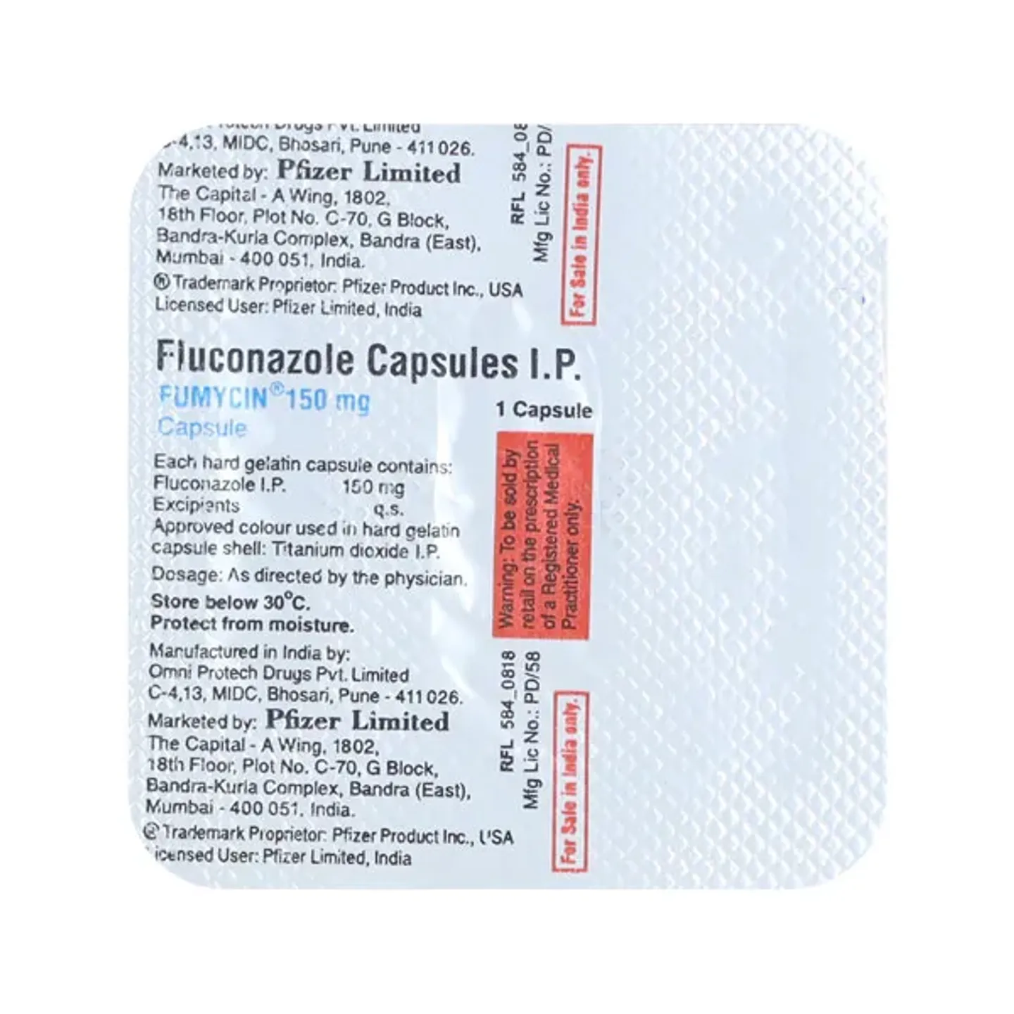 Fumycin 150 Tablet product image