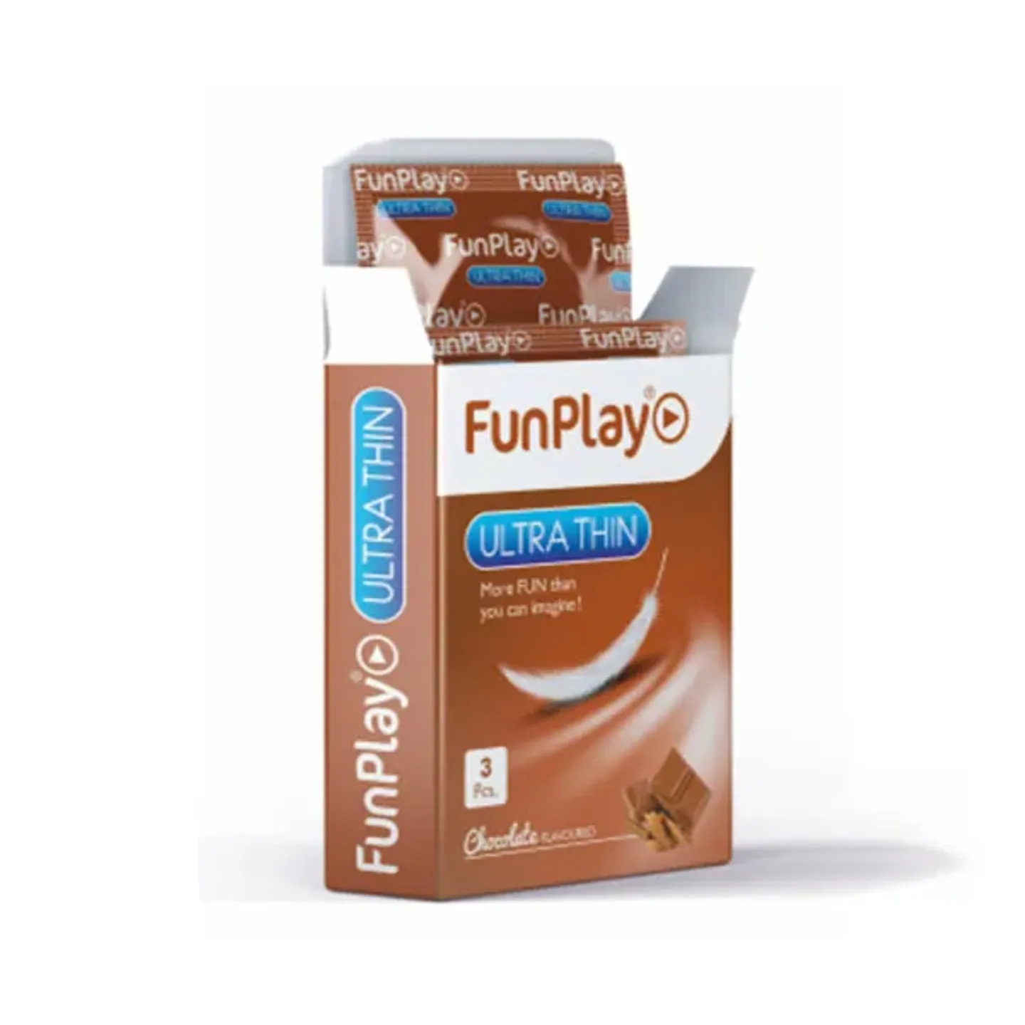 Funplay Ultrathin Chocolate 3 Pcs product image