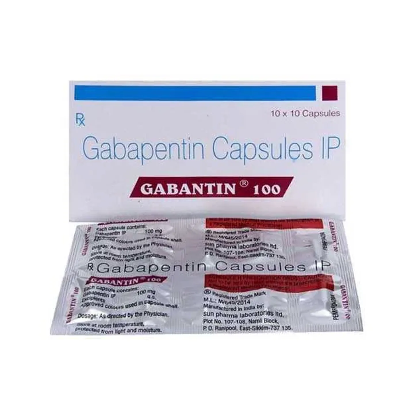 Gabantin 100 Capsule product image