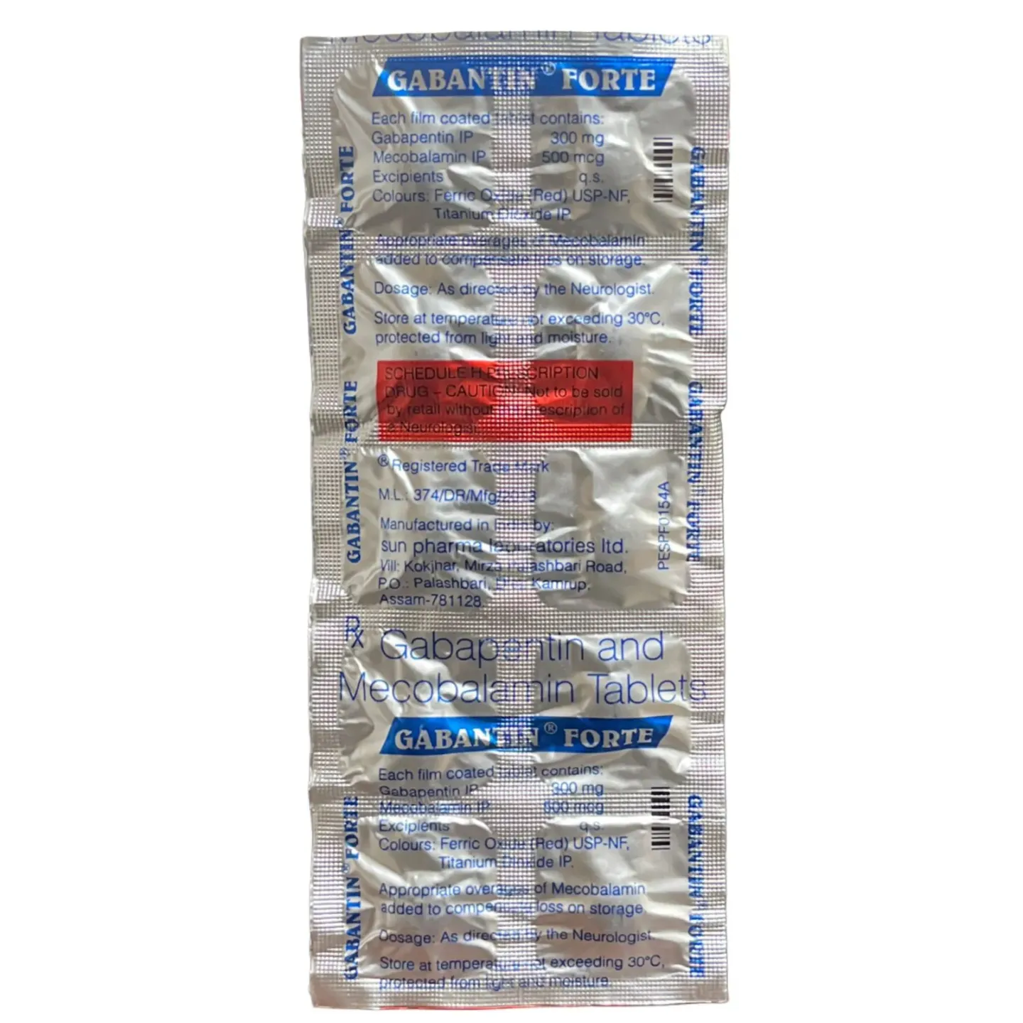 Gabantin Forte Tablet product image
