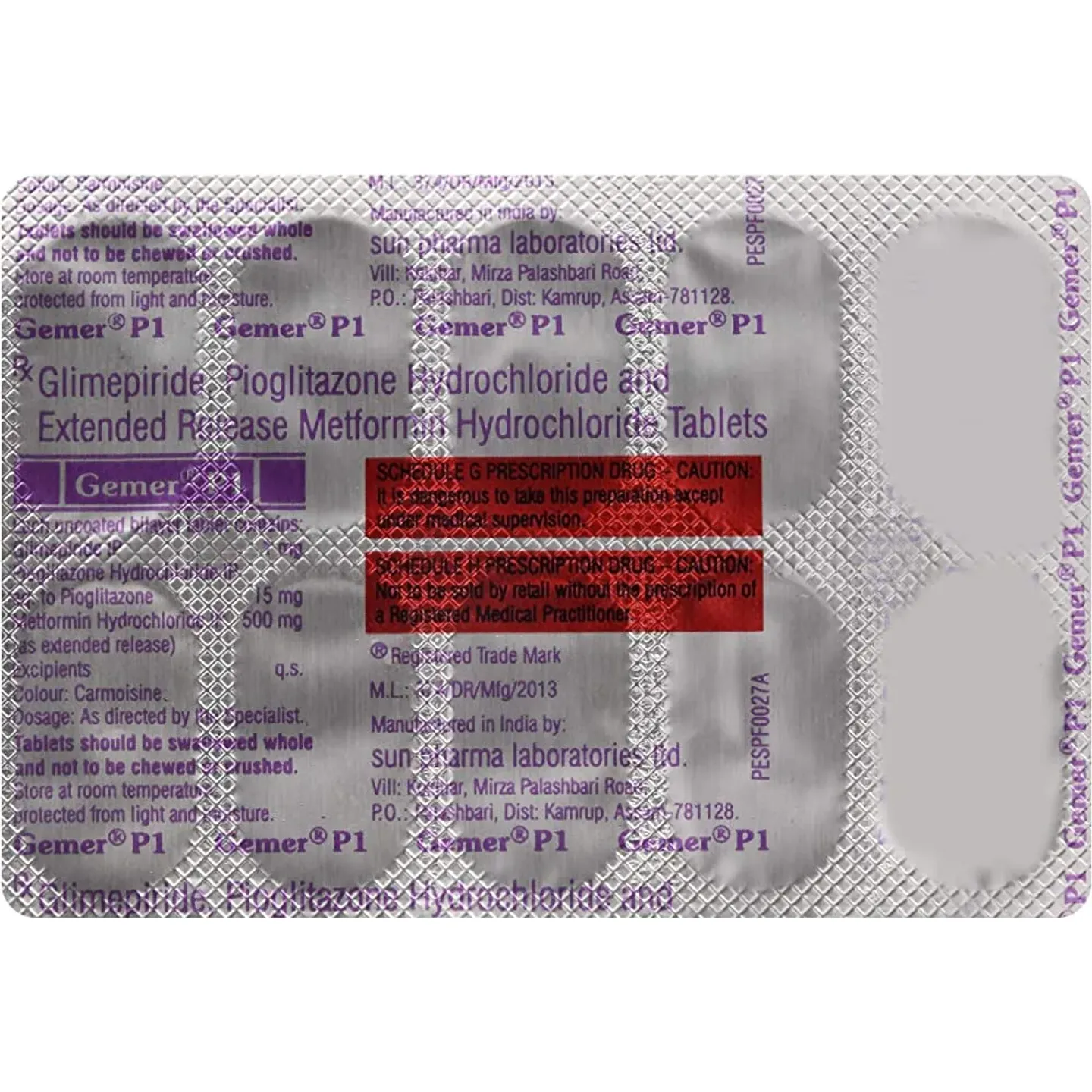 Gemer P 1 Tablet product image